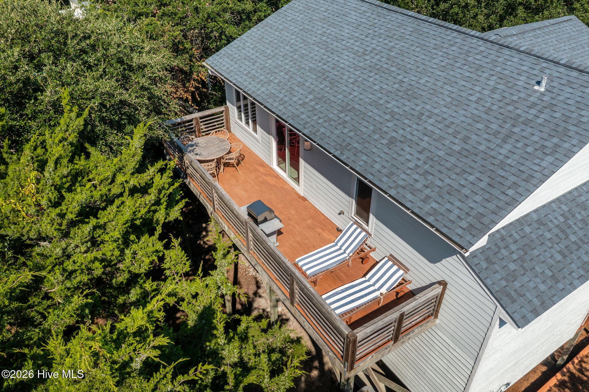 Open Rear Deck - 5415 Cedar Tree Lane, Emerald Isle, NC 28594