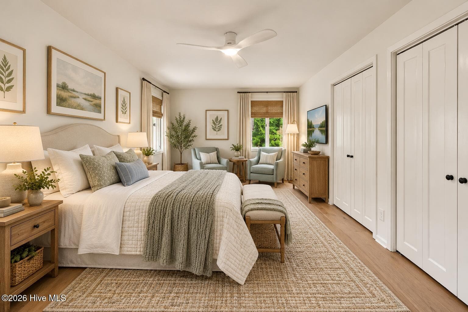 digitally staged guest bedroom - 84 Richmond Road, Jackson Springs, NC 27281