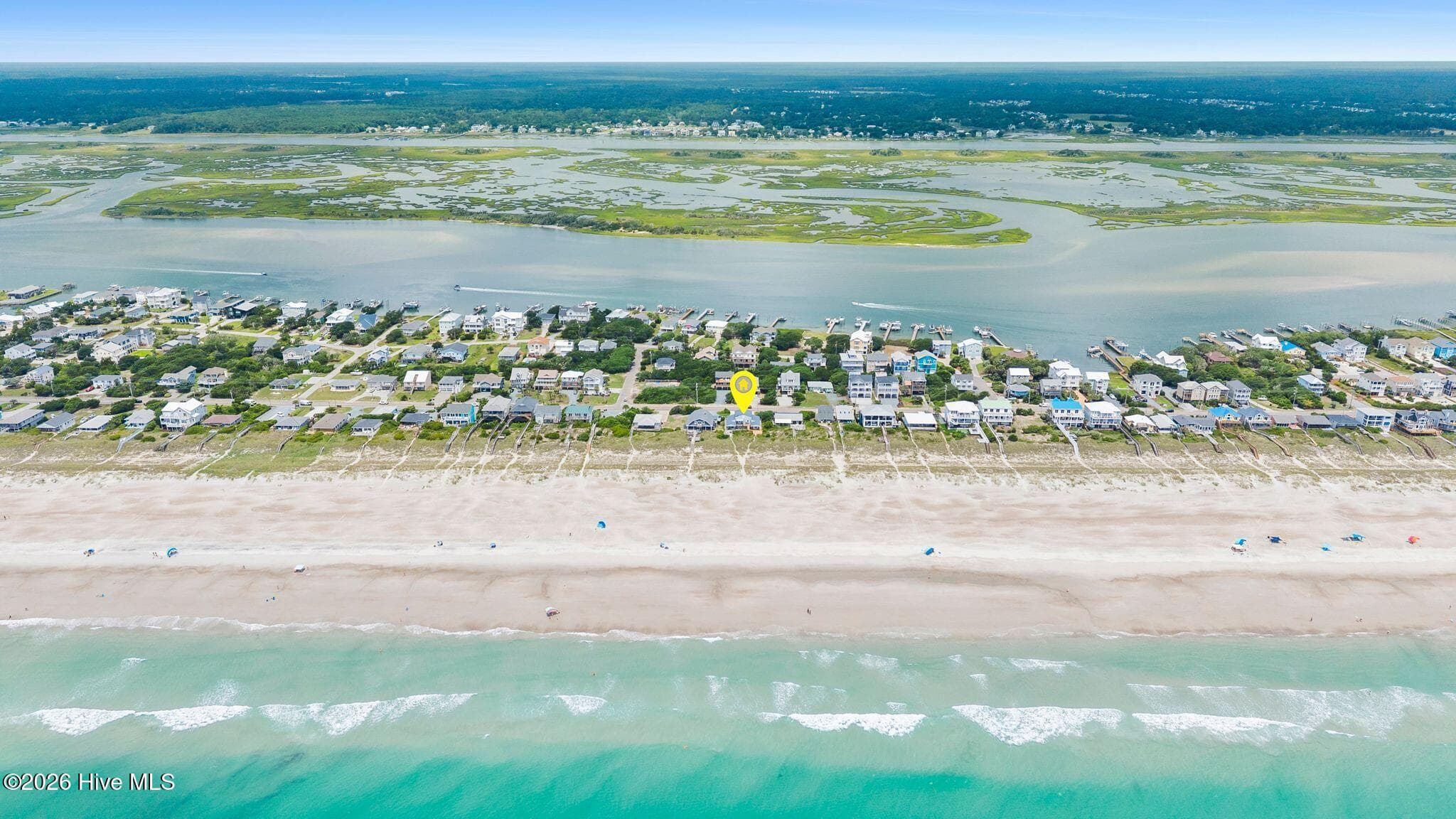 Atlantic on one side. Sound on the other. Not a bad place to be stuck in the middle. - 129 S Anderson Boulevard A, Topsail Beach, NC 28445