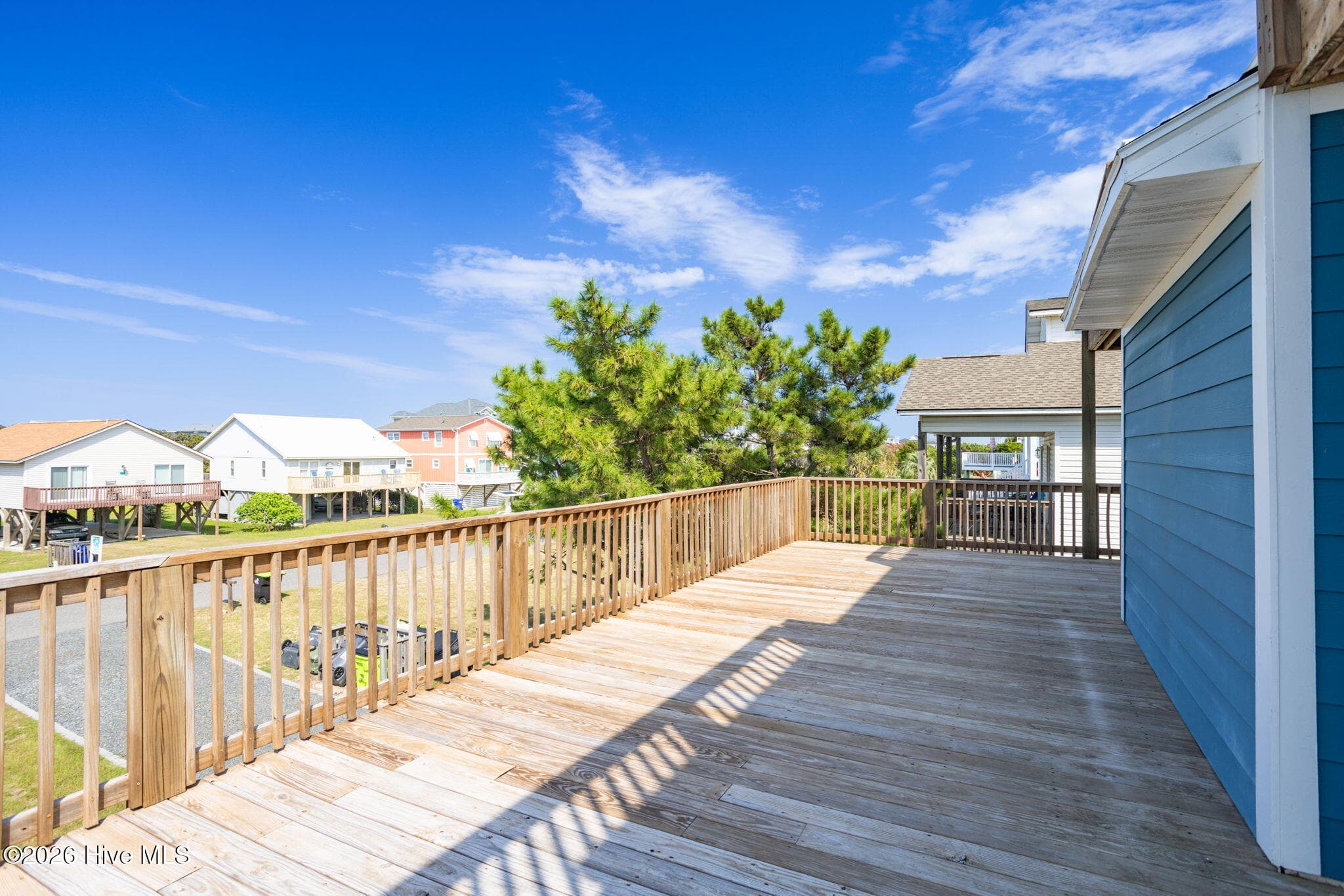 Rear deck - 2330 W Beach Drive, Oak Island, NC 28465