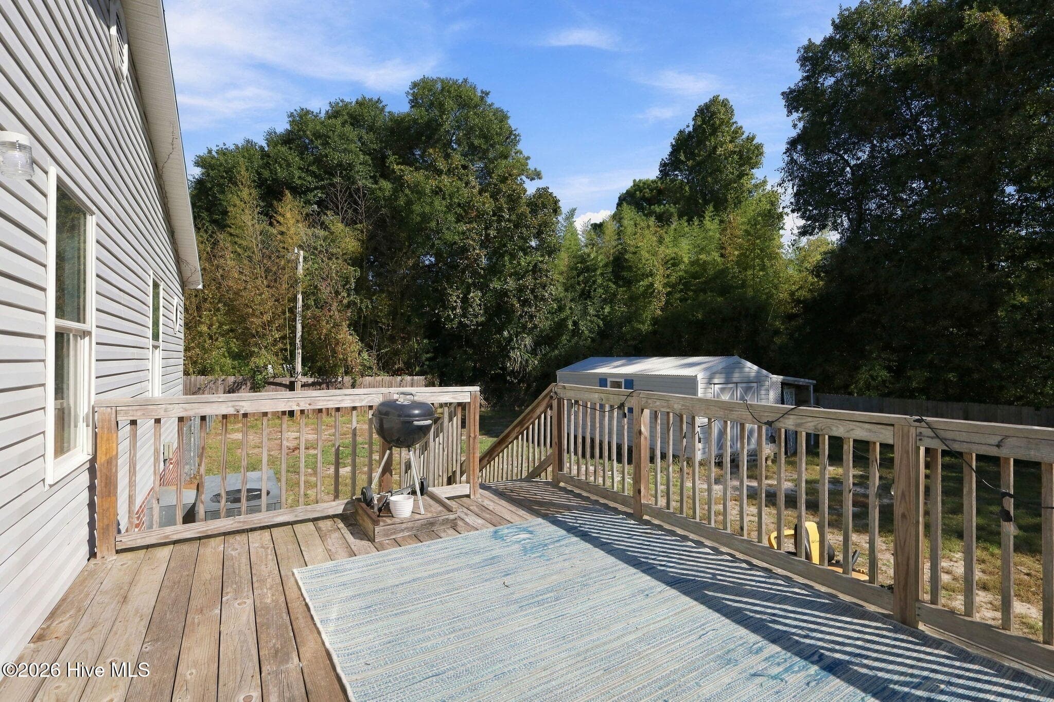 Back Deck - 182 Fox Drive, Cape Carteret, NC 28584