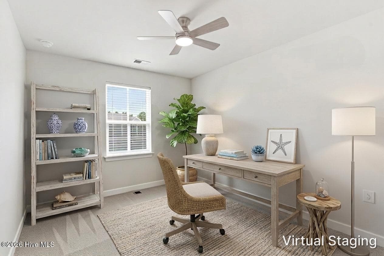 Bedroom/Office - 3165 Edgehill Drive, Leland, NC 28451