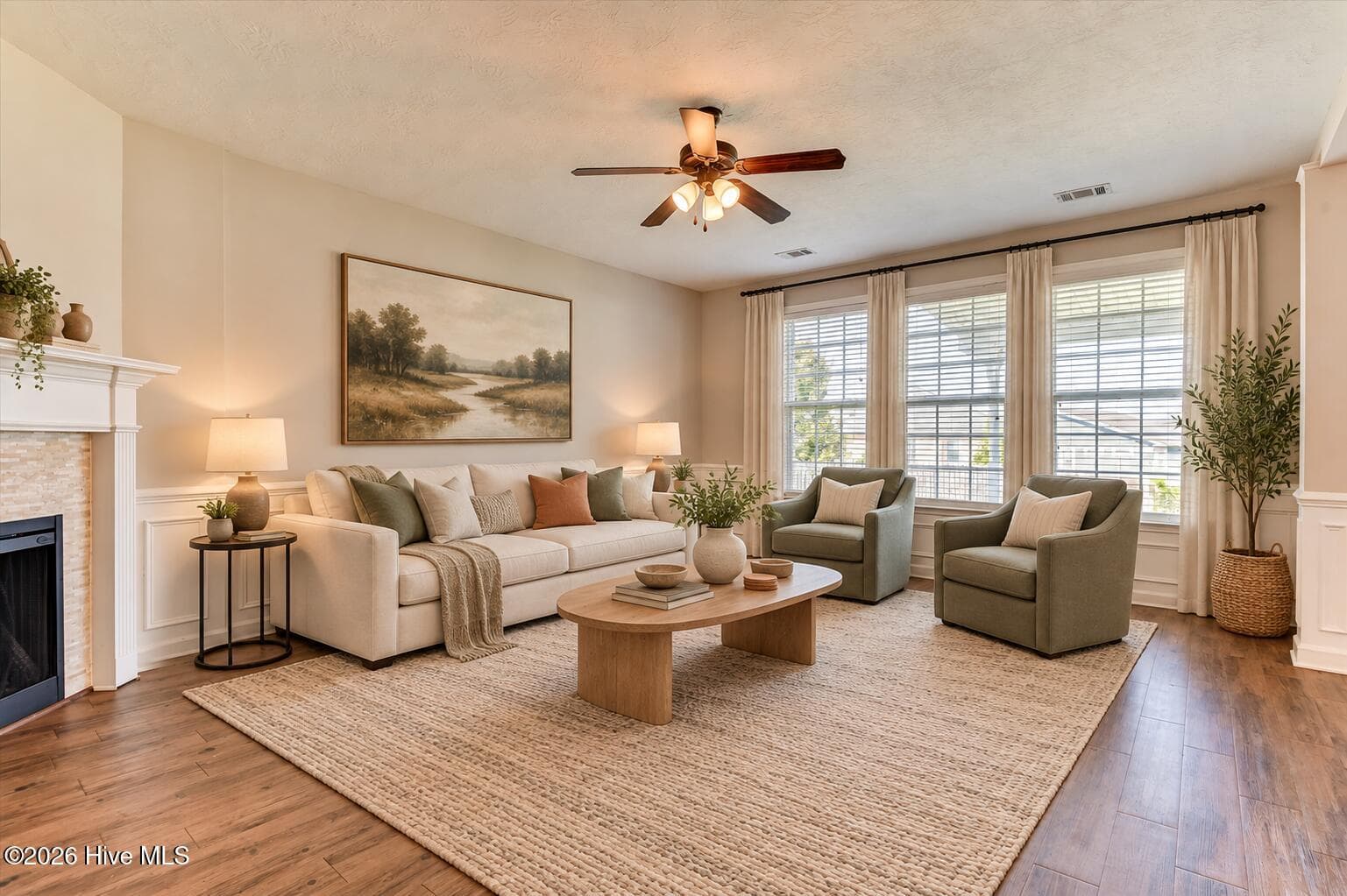 Some listing photographs have been virtually staged using artificial intelligence. Furniture, curtains, rugs, artwork, and décor shown are for illustration only and are not present or included with the property. Buyers should rely on the original photographs and an in person viewing to evaluate the home. - 3054 Margot Lane, Grovetown, GA 30813