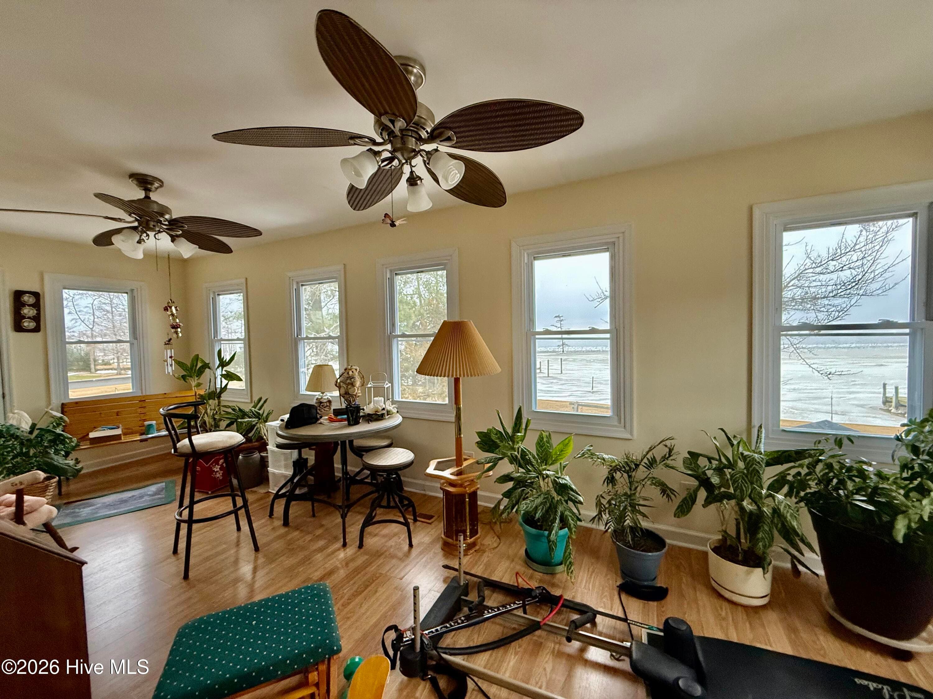 2nd floor sunroom overlooking the sound - 454 Beech Bay Road, Roper, NC 27970