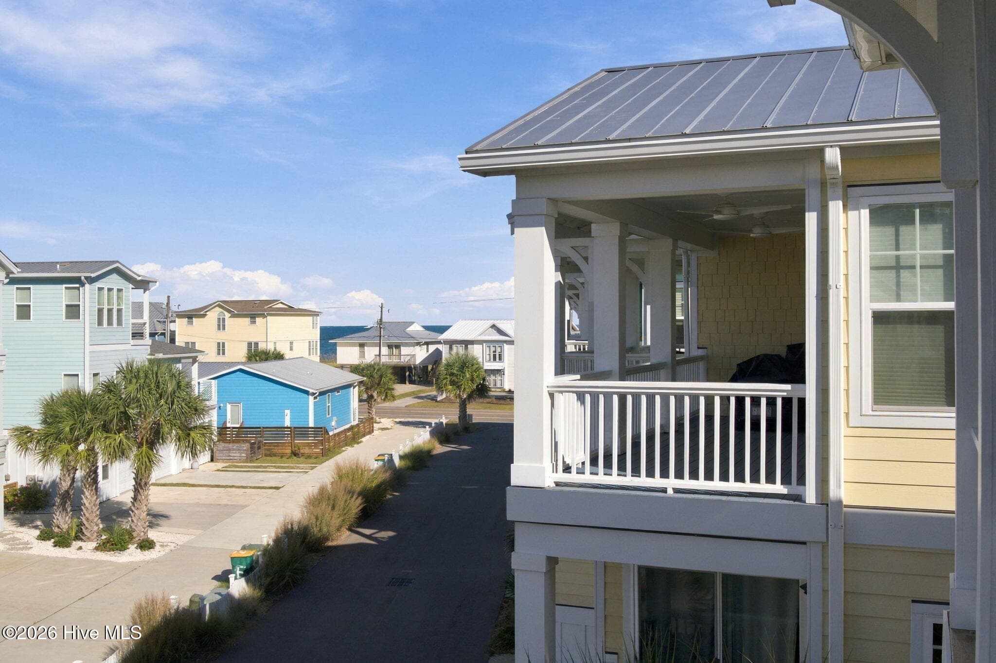Water views from deck - 229 Red Lewis Drive, Kure Beach, NC 28449