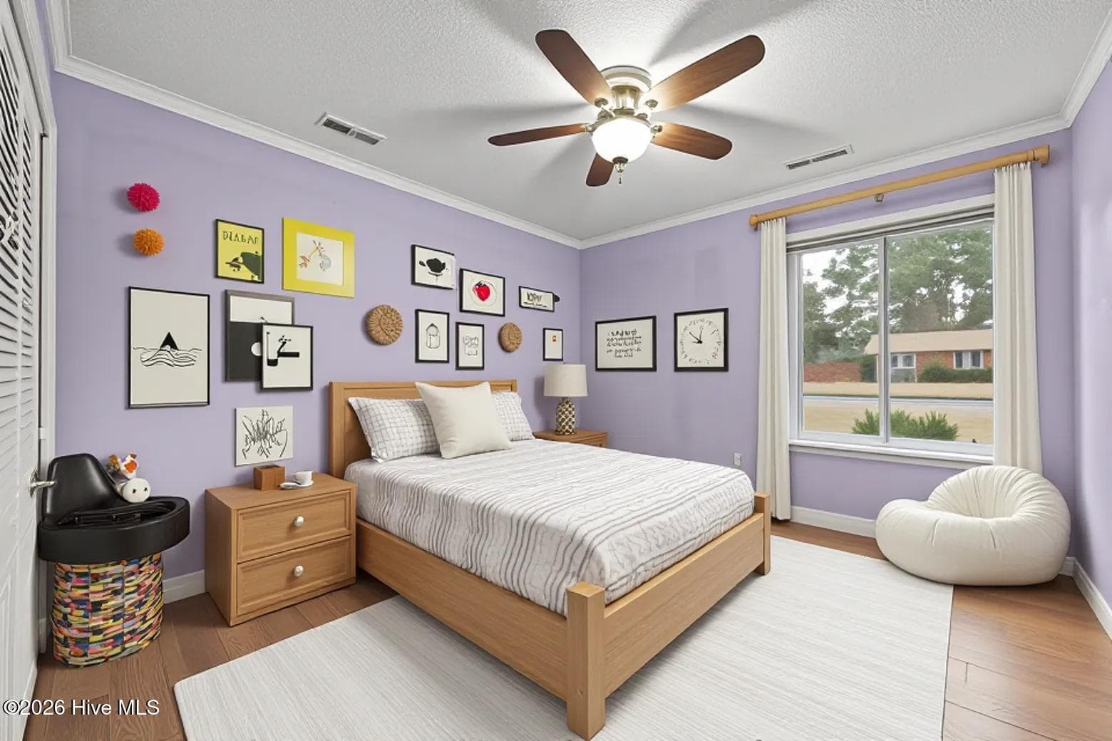 virtual stage bedroom 2 - 616 E Murphy Street, Wallace, NC 28466