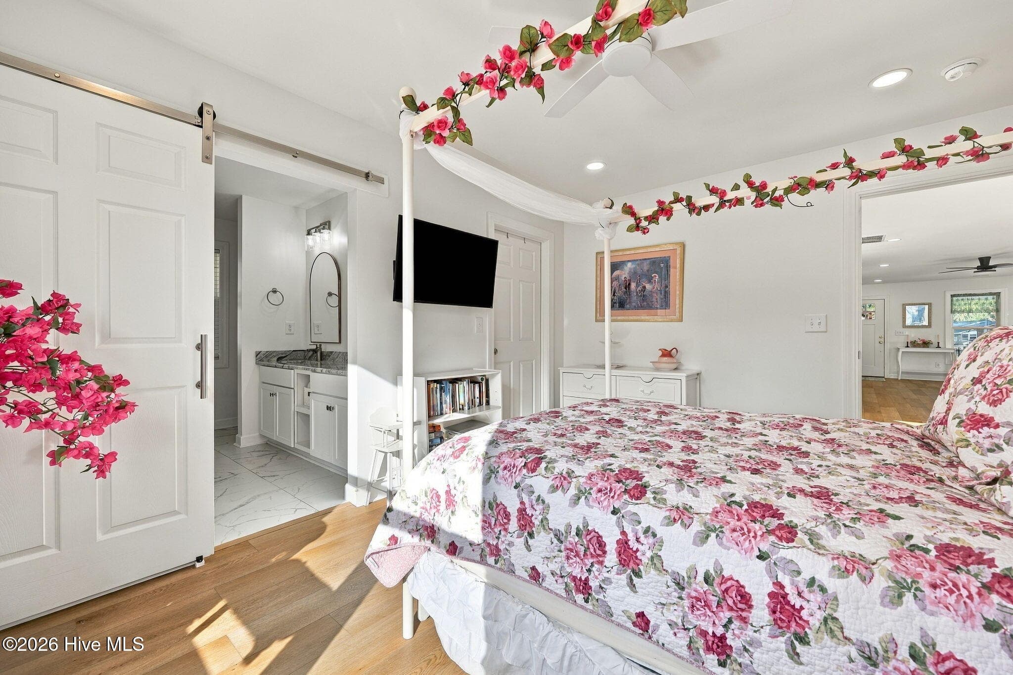 VIEW FROM PRIMARY BEDROOM TOWARDS EN SUITE - 1874 Slatestone Road, Washington, NC 27889
