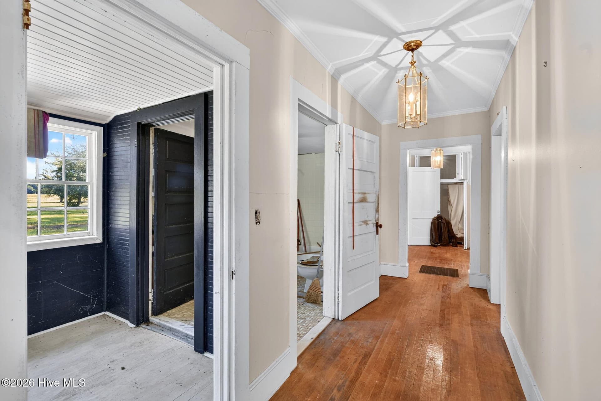 Hallway looking towards the front of the home - 436 Doctor Robinson Road, Bladenboro, NC 28320