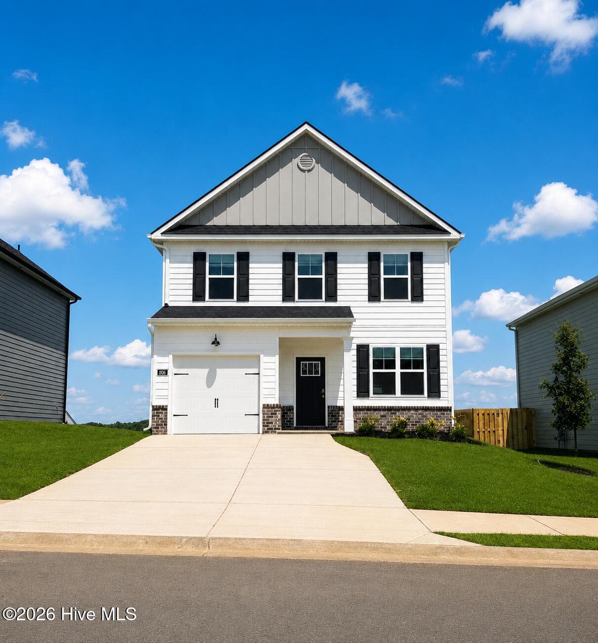 The Ansley floorplan 1663 sq ft - 3 bedrooms, 2.5 bathrooms, flex room, and a single-car garage. - 806 Dara Corners, Grovetown, GA 30813