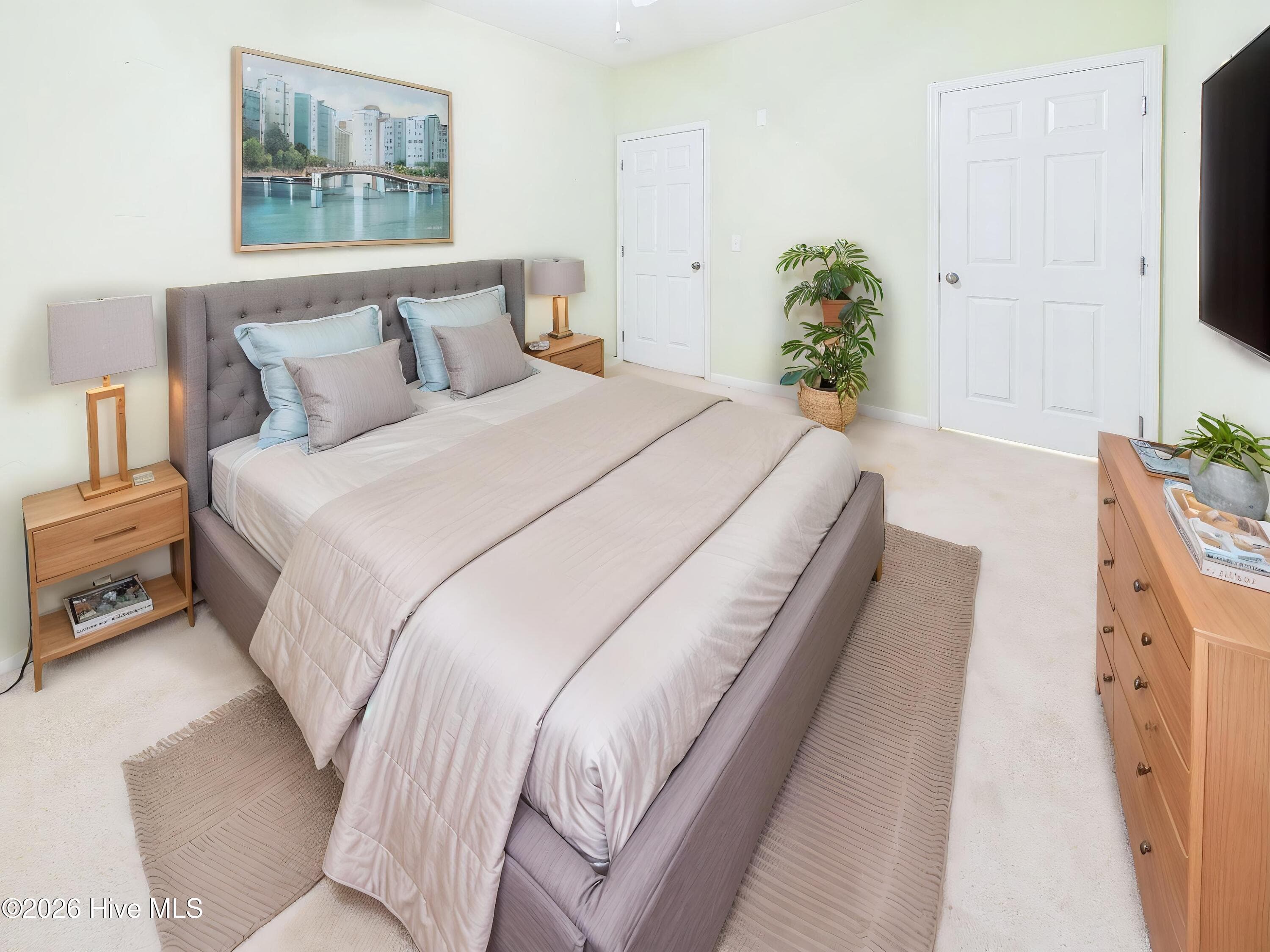 Virtually staged - 2nd bedroom - 3909 Botsford Court Unit 103, Wilmington, NC 28412