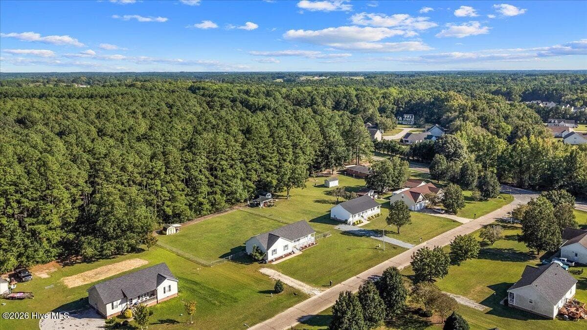 Neighborhood aerial - 110 Hilltop Drive, Four Oaks, NC 27524