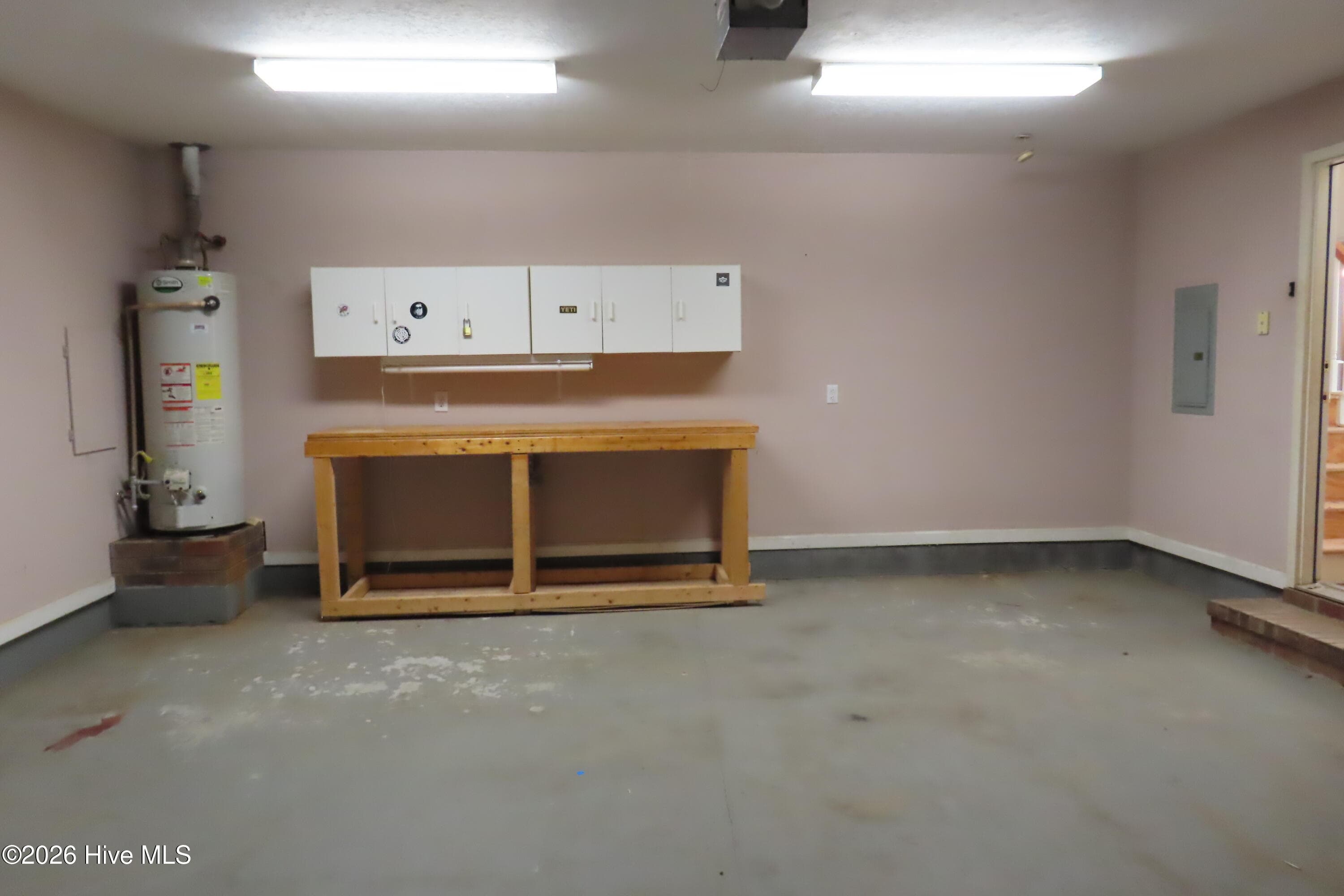 Interior garage with workbench - 492 Granite Point, Augusta, GA 30907