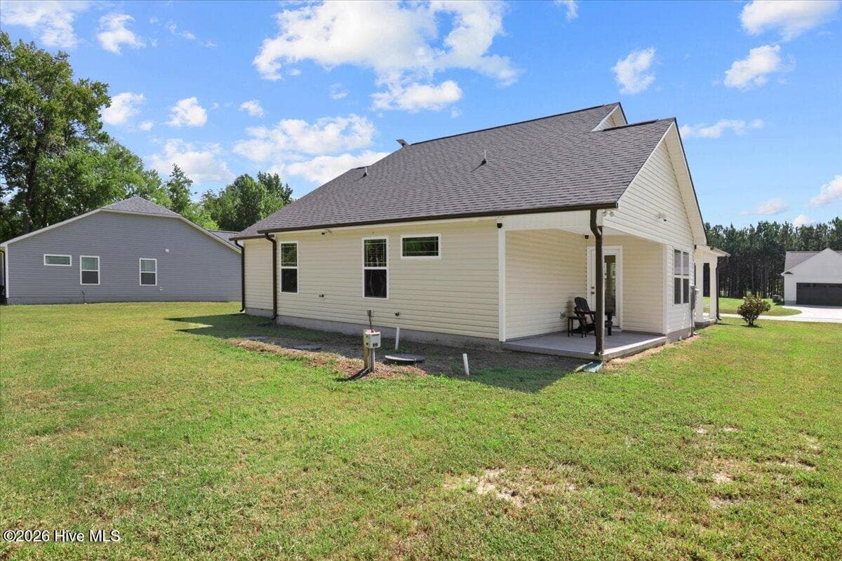 Covered Back Porch - 109 Windemere Lane, Goldsboro, NC 27530