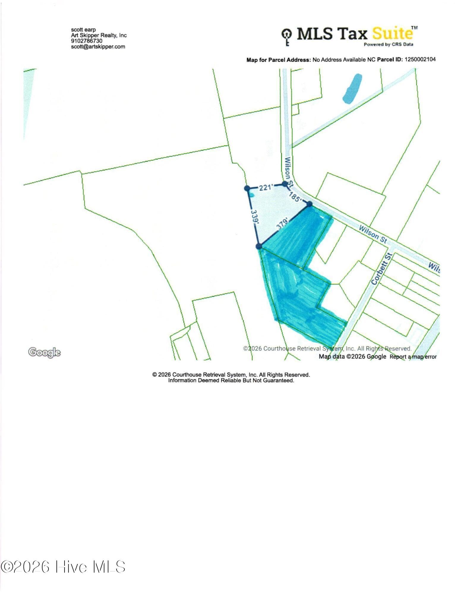 Residential Lot at 6 Ac Wilson Street, Bolivia, NC 28422, photo 2 of 2