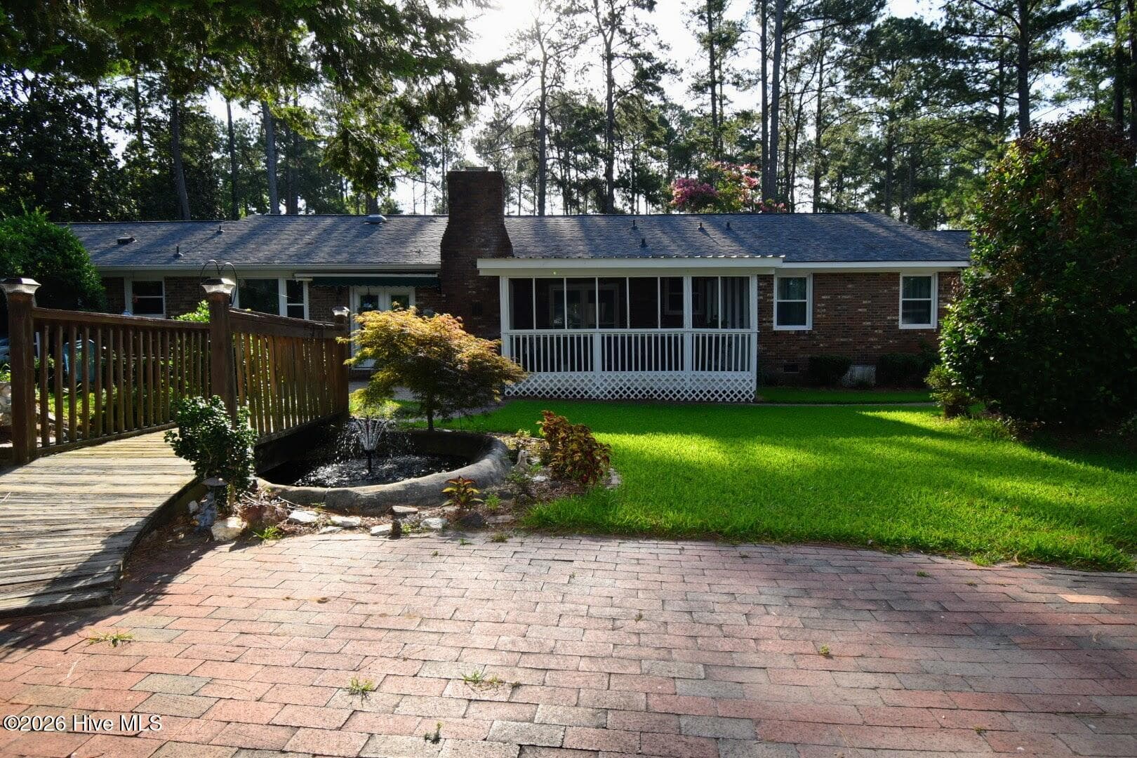 bridge over fish pond - 13 Farrington Way, North Augusta, SC 29860