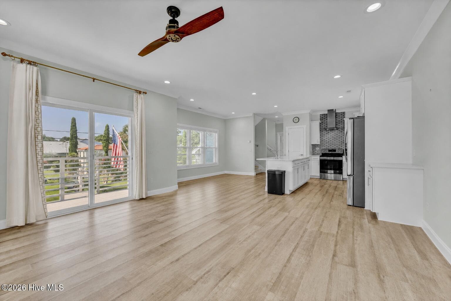 AI Rendering of Empty Living Room - 400 Sumter Avenue, Carolina Beach, NC 28428