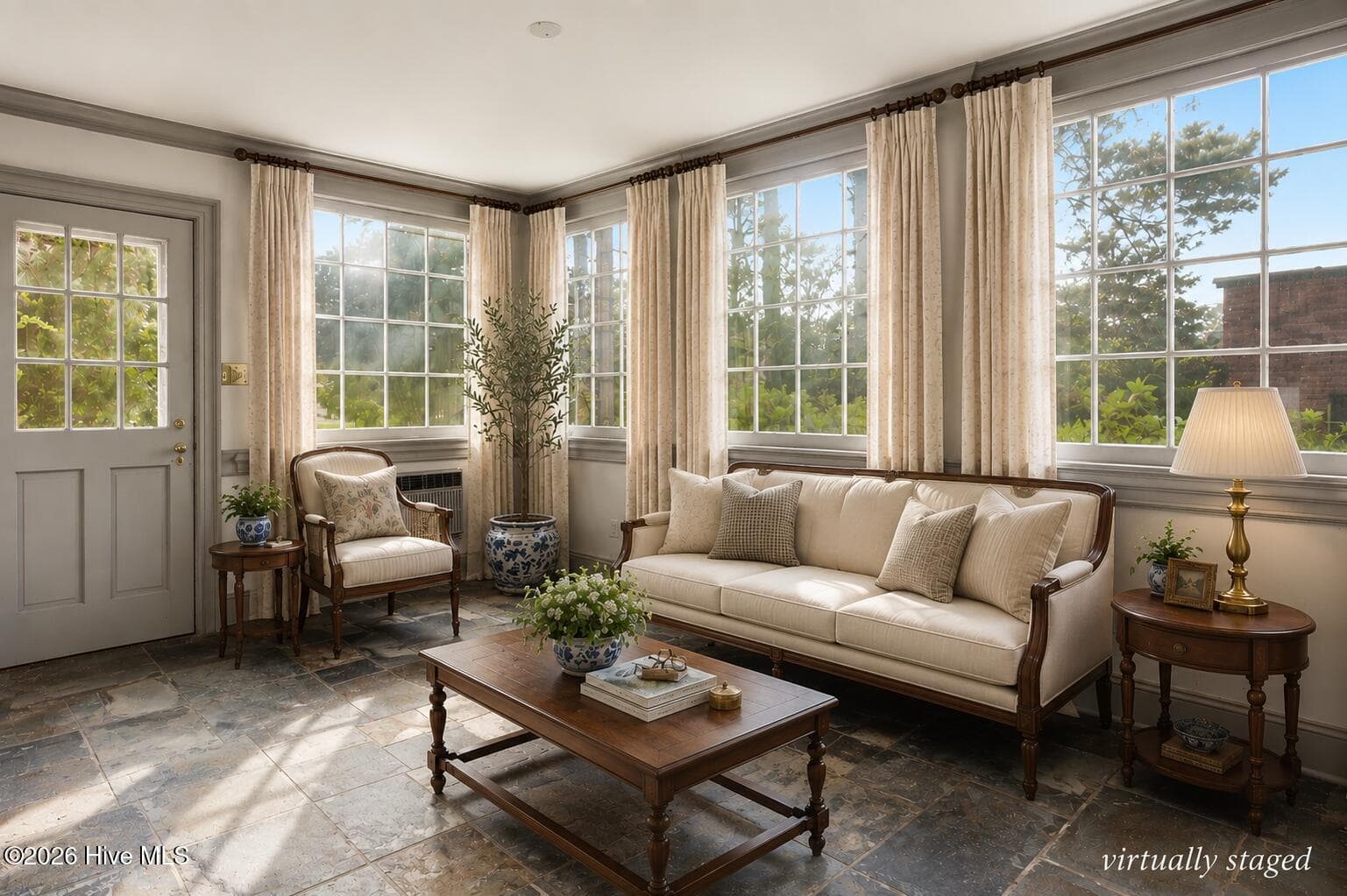 Virtually Staged - Enclosed Porch - 3400 S Jefferson Street, Fountain, NC 27829