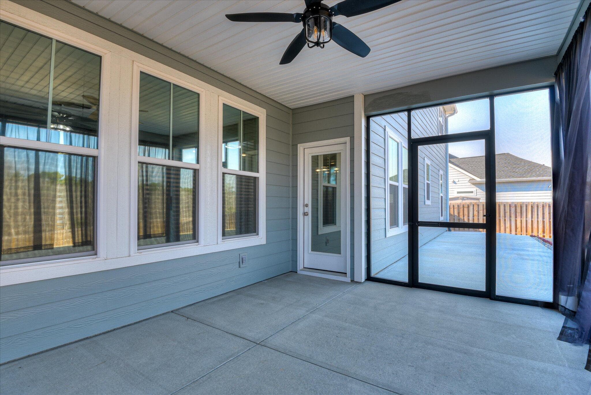 Oversized just added screened covered porch - 903 Lillian Park Drive, Grovetown, GA 30813