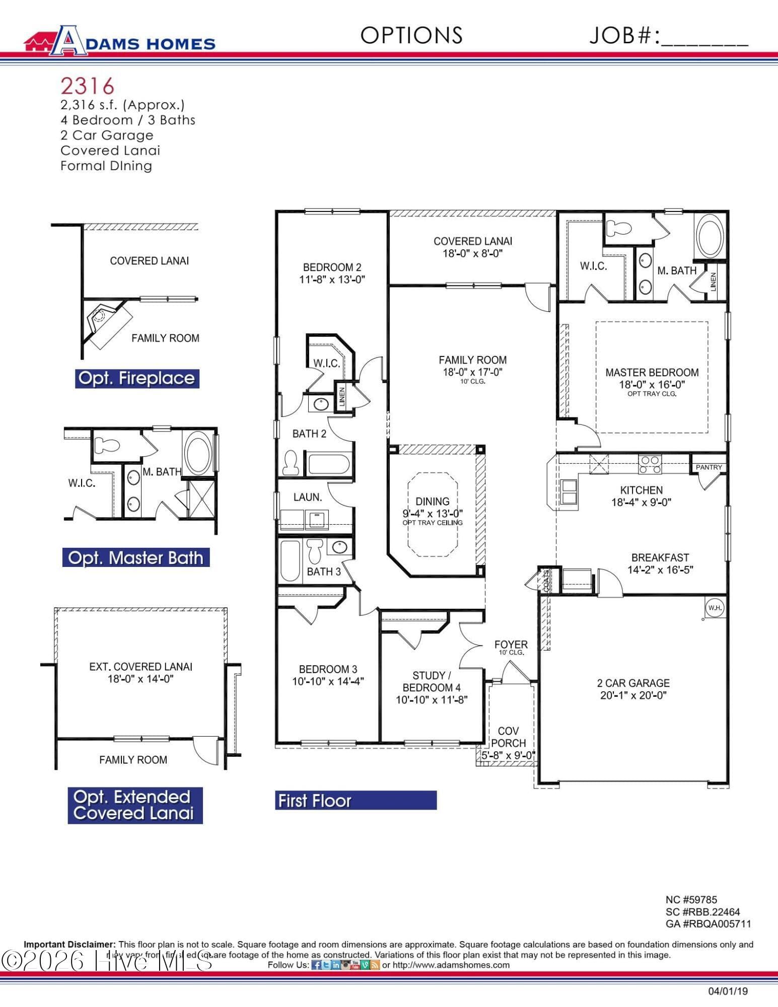 Floor Plan - 318 Eastwood Drive, Wallace, NC 28466