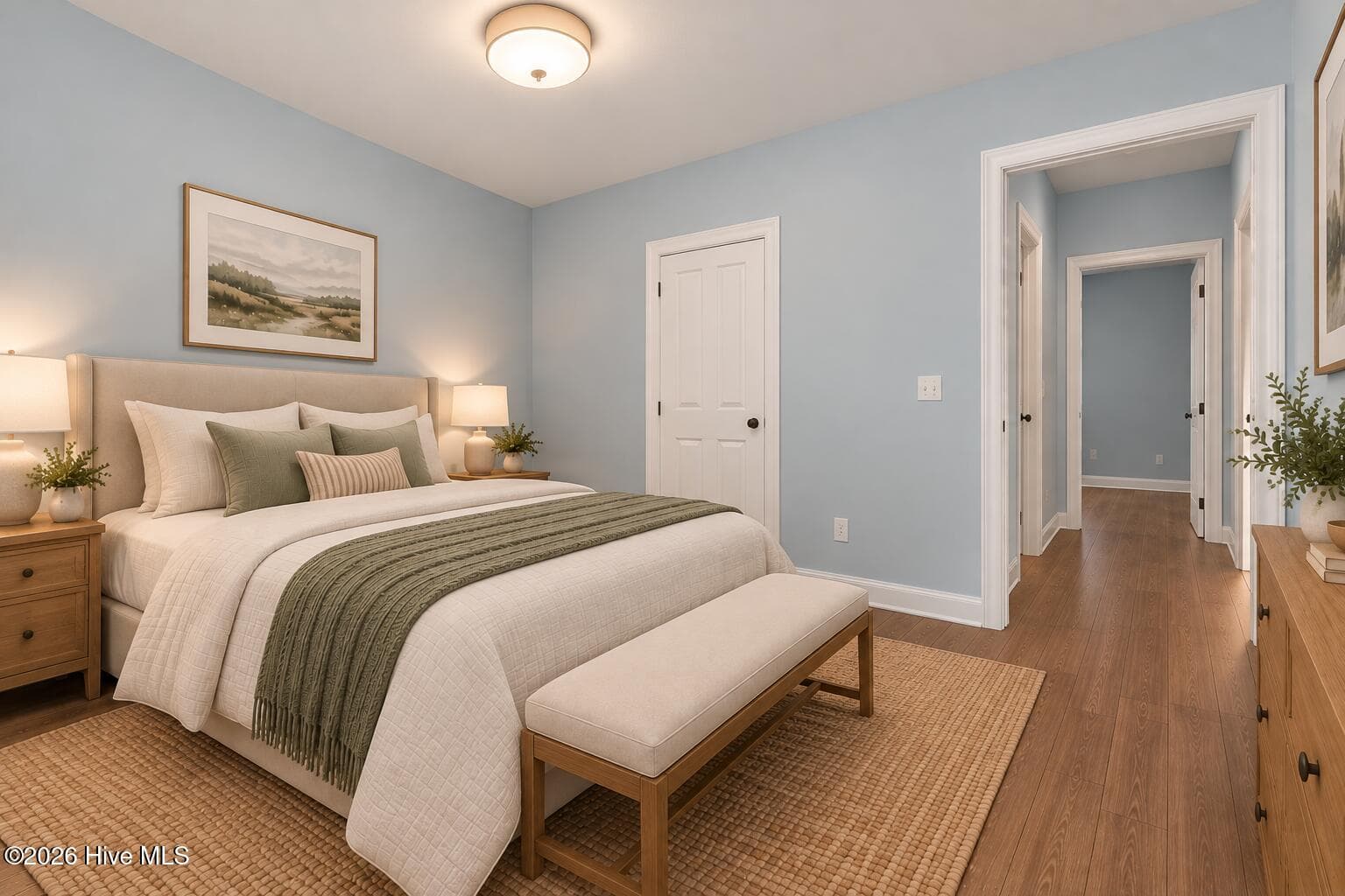 Virtually Staged Bedroom - 537 Bonham Avenue, Wilmington, NC 28403