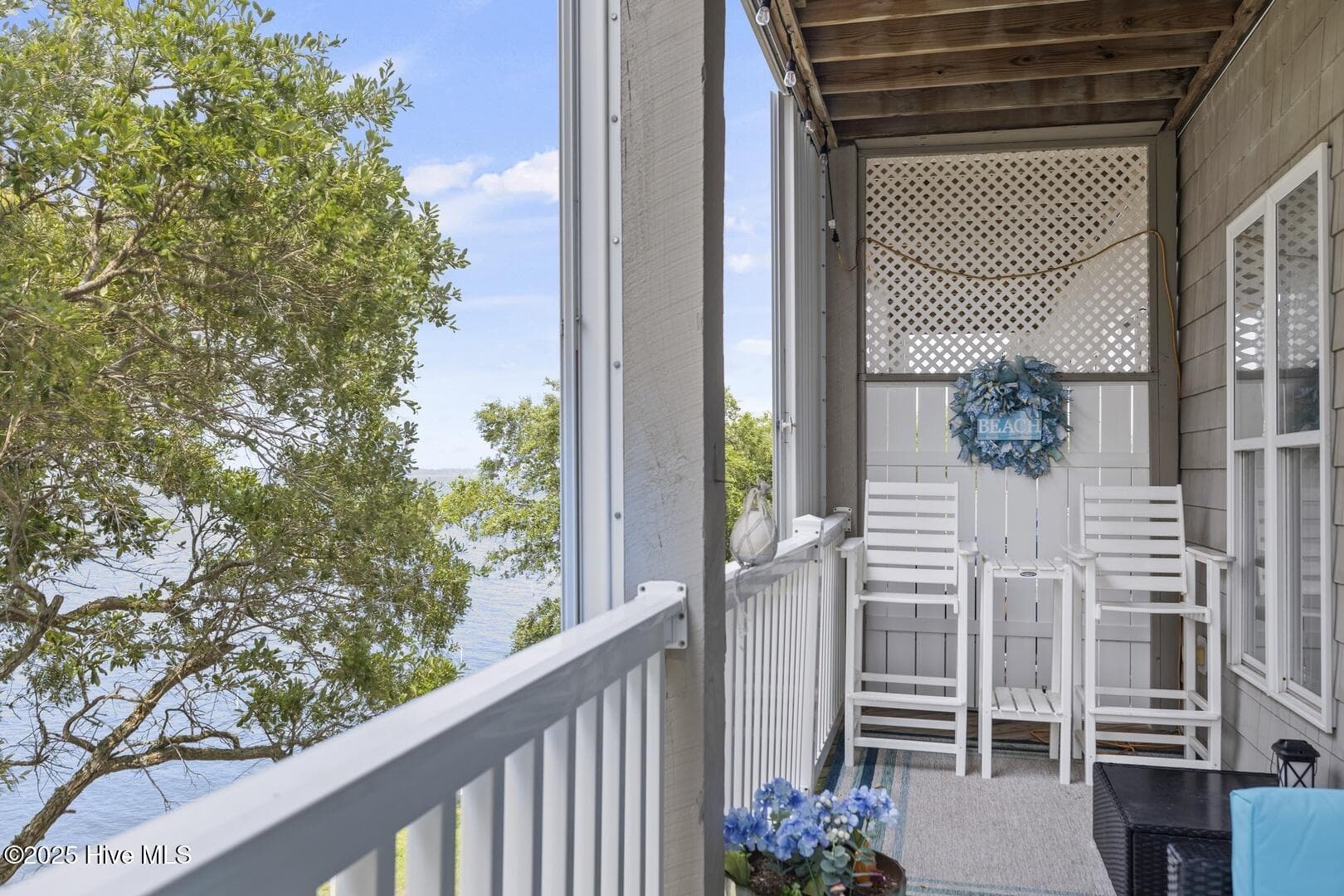 Covered Porch with Storm Shutters - 1700 Salter Path Road 202-R, Indian Beach, NC 28512