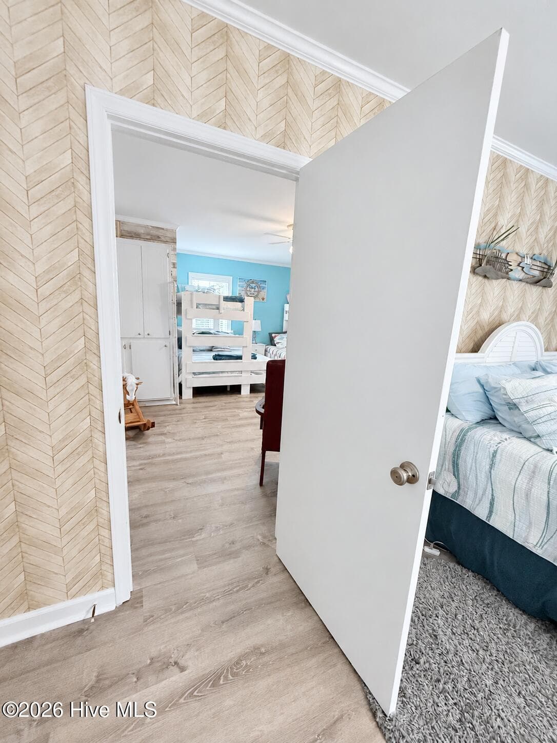 Door from bedroom #3 to bonus room - 5405 Cedar Tree Lane, Emerald Isle, NC 28594