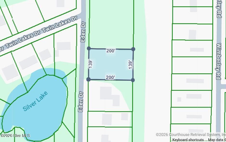 Property is on the right side of the road, *Before Twin Lakes Drive & Silver Lake on the left* - L-26 & 27 26/27 Eden Drive, Boiling Spring Lakes, NC 28461