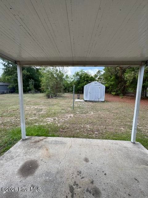 covered back patio - 2232 Cassell Street, Augusta, GA 30906