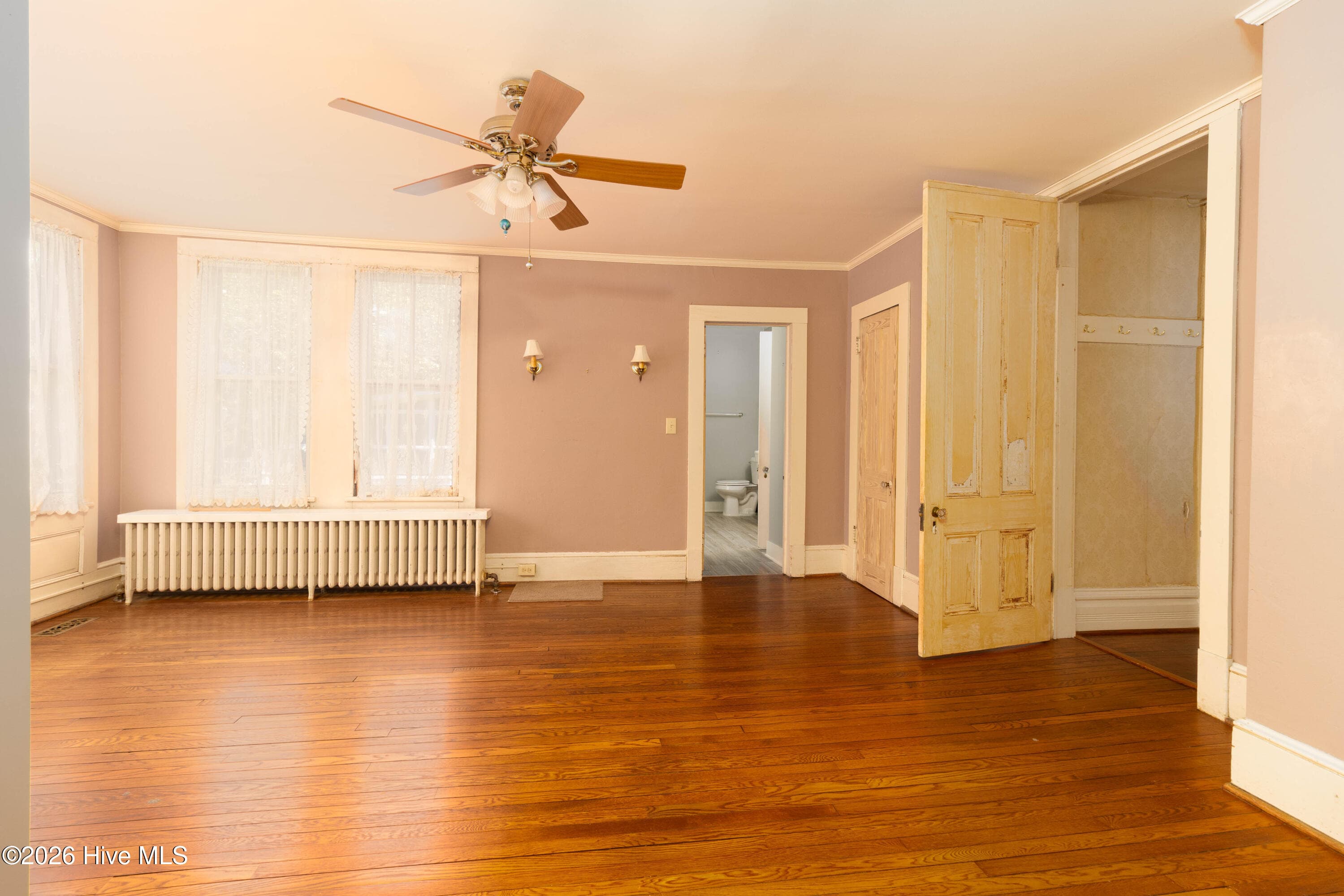 Back of House, versatile room; could be Den or Bedroom (Laundry Closet located here). - 105 N Granville Street, Edenton, NC 27932