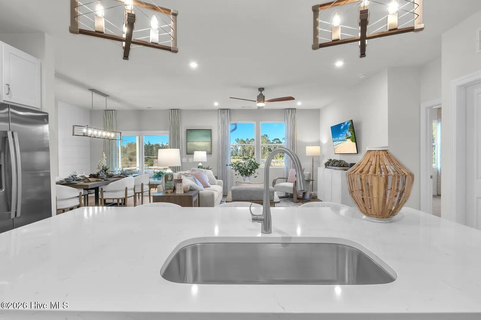 This is a photo of a staged version of this floorplan. The specific finishes and selections can vary for this specific home. - 6247 Raystone Way, Leland, NC 28451