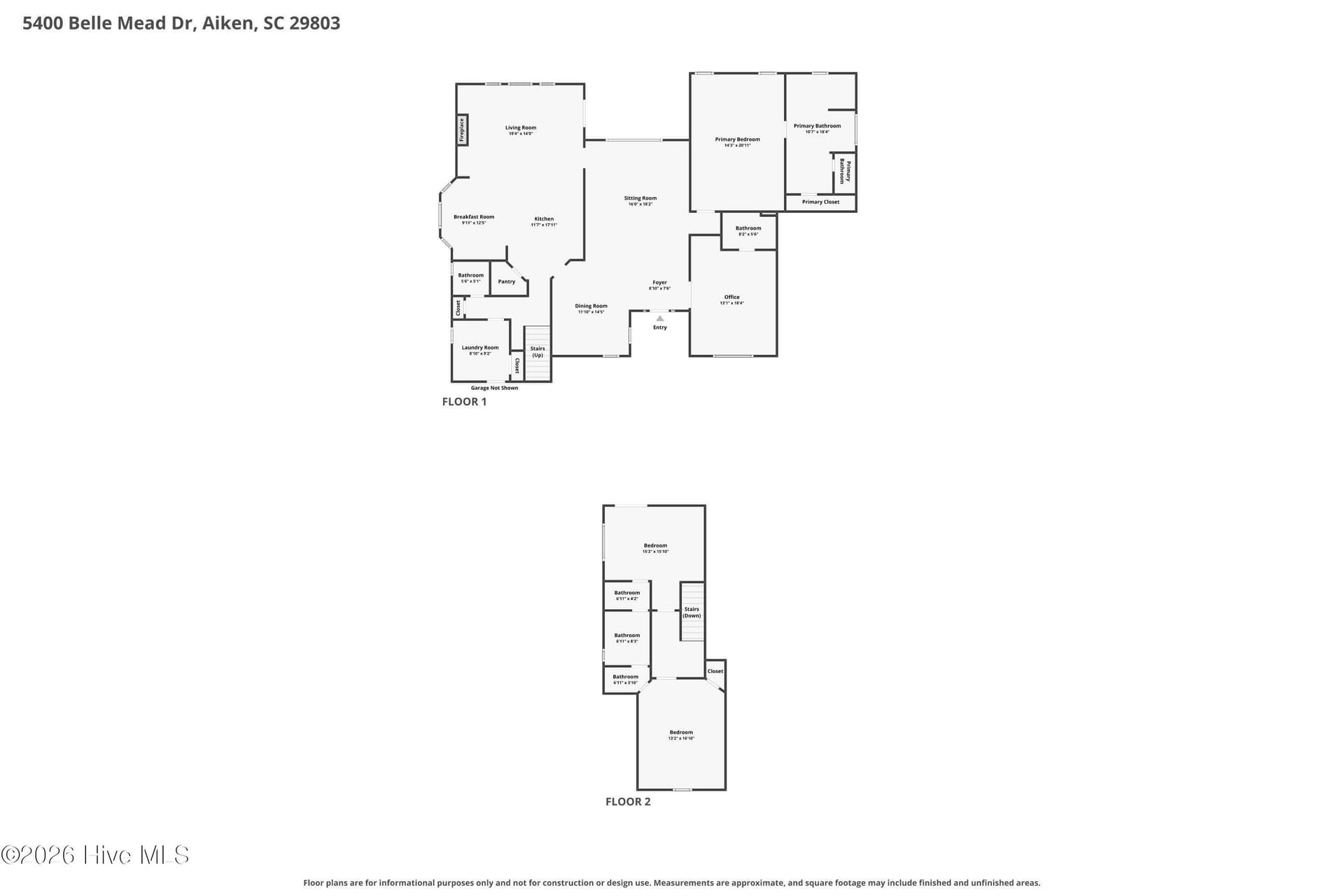 Single Family Residence at 5400 Belle Mead Drive, Aiken, SC 29803, photo 46 of 52