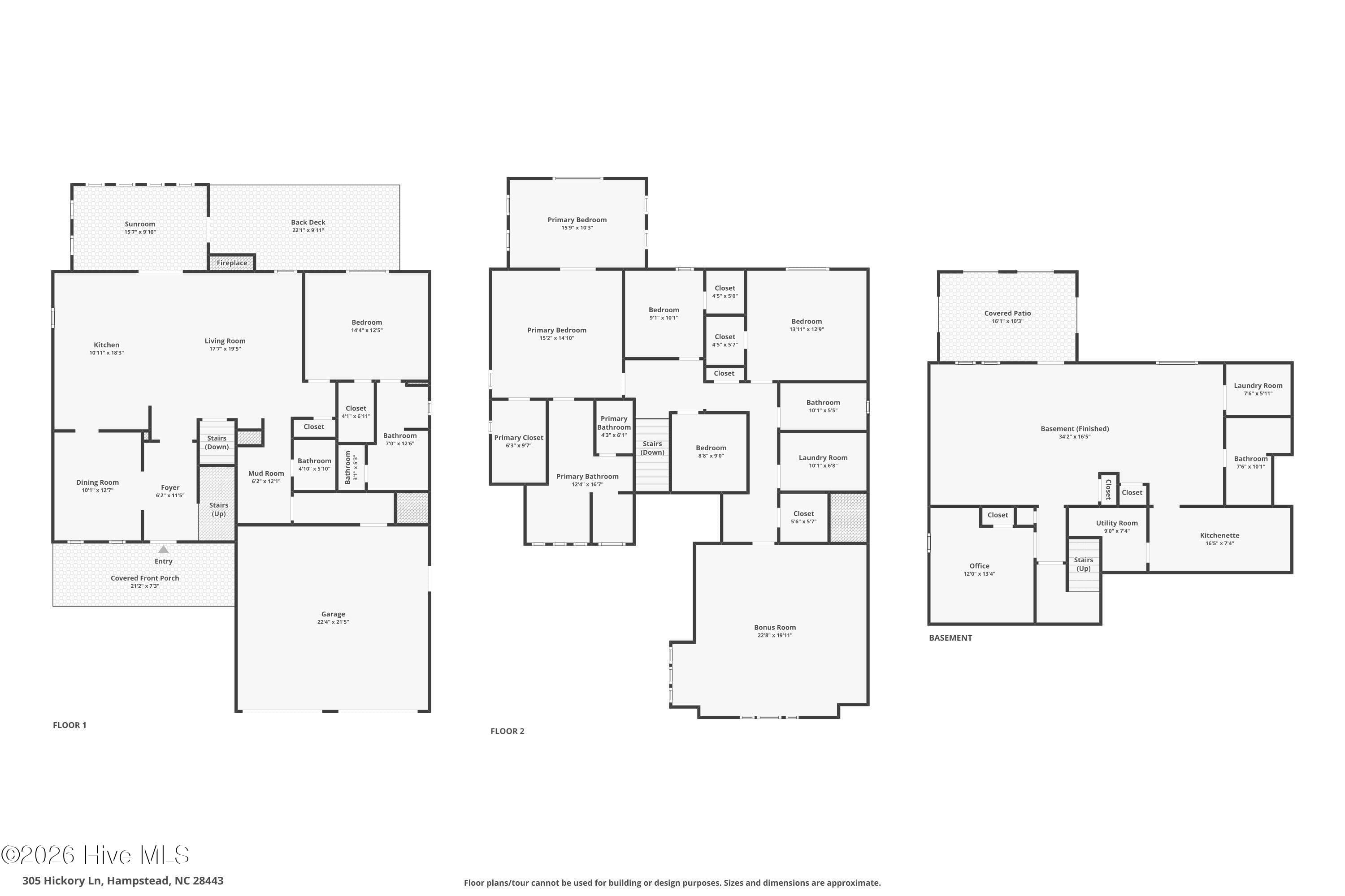Single Family Residence at 305 Hickory Lane, Hampstead, NC 28443, photo 11 of 99