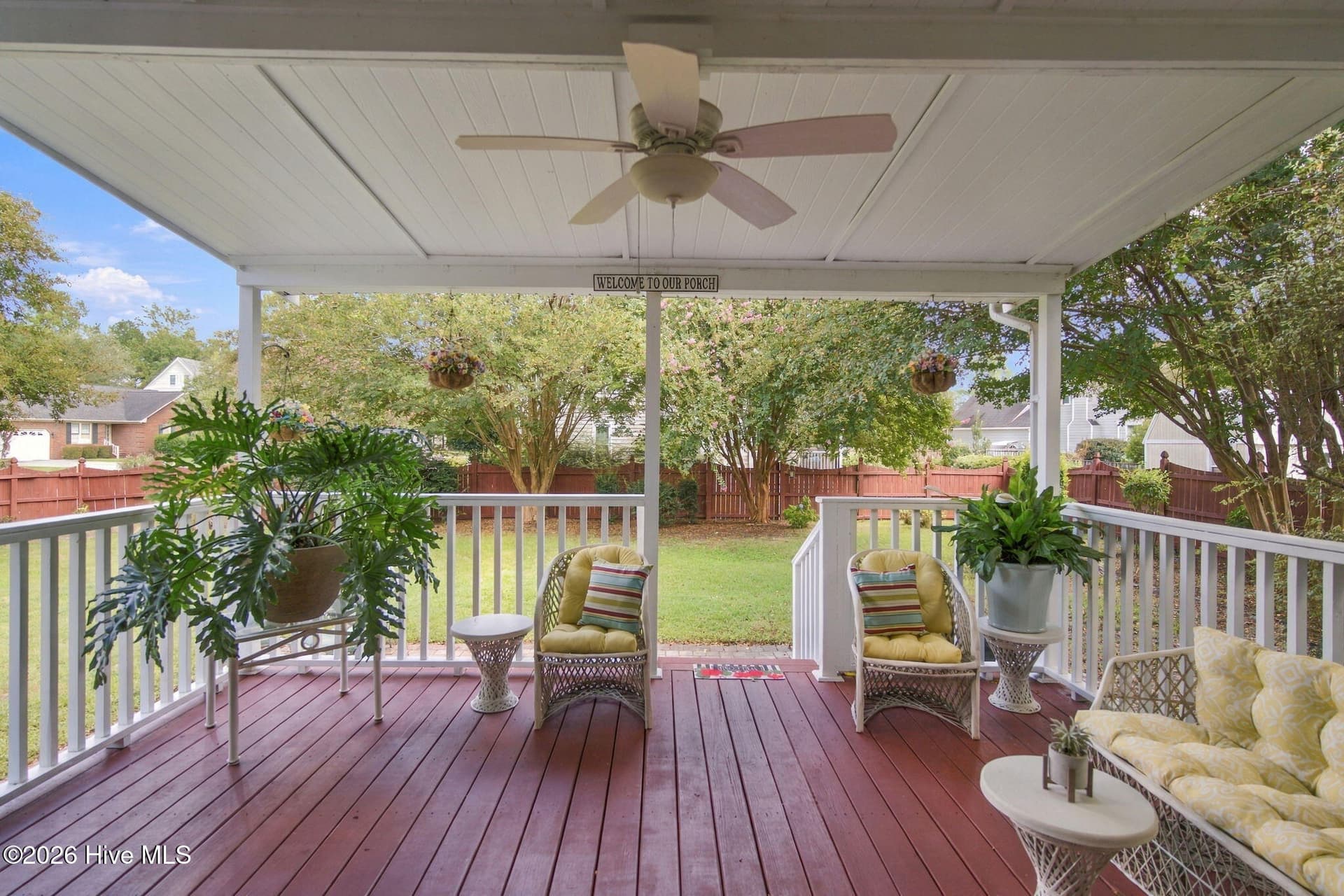 Covered porch - 3501 Kyle Court, Wilmington, NC 28409