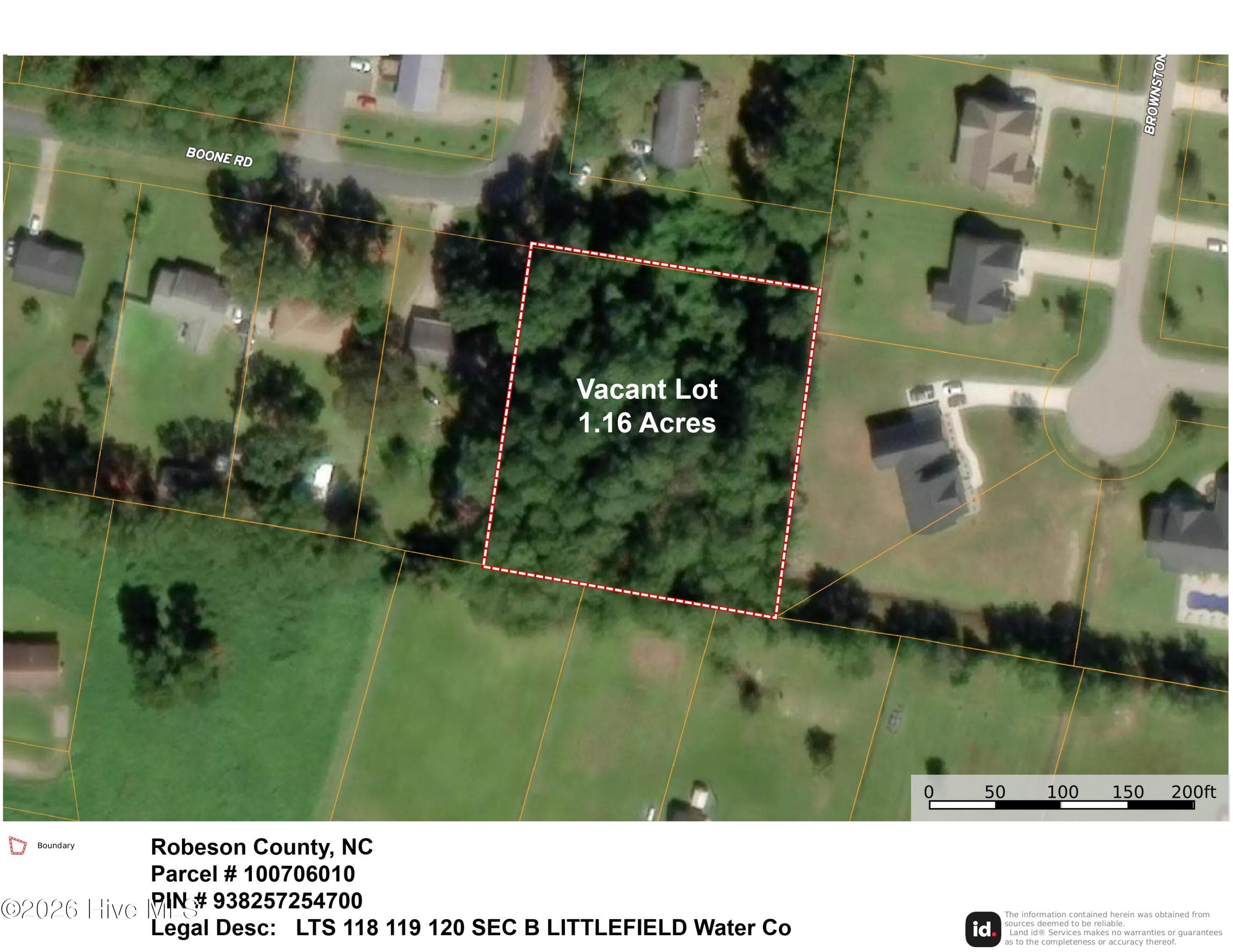 Lot 118 118, 119, 120 Boone Road, Lumberton, NC 28360