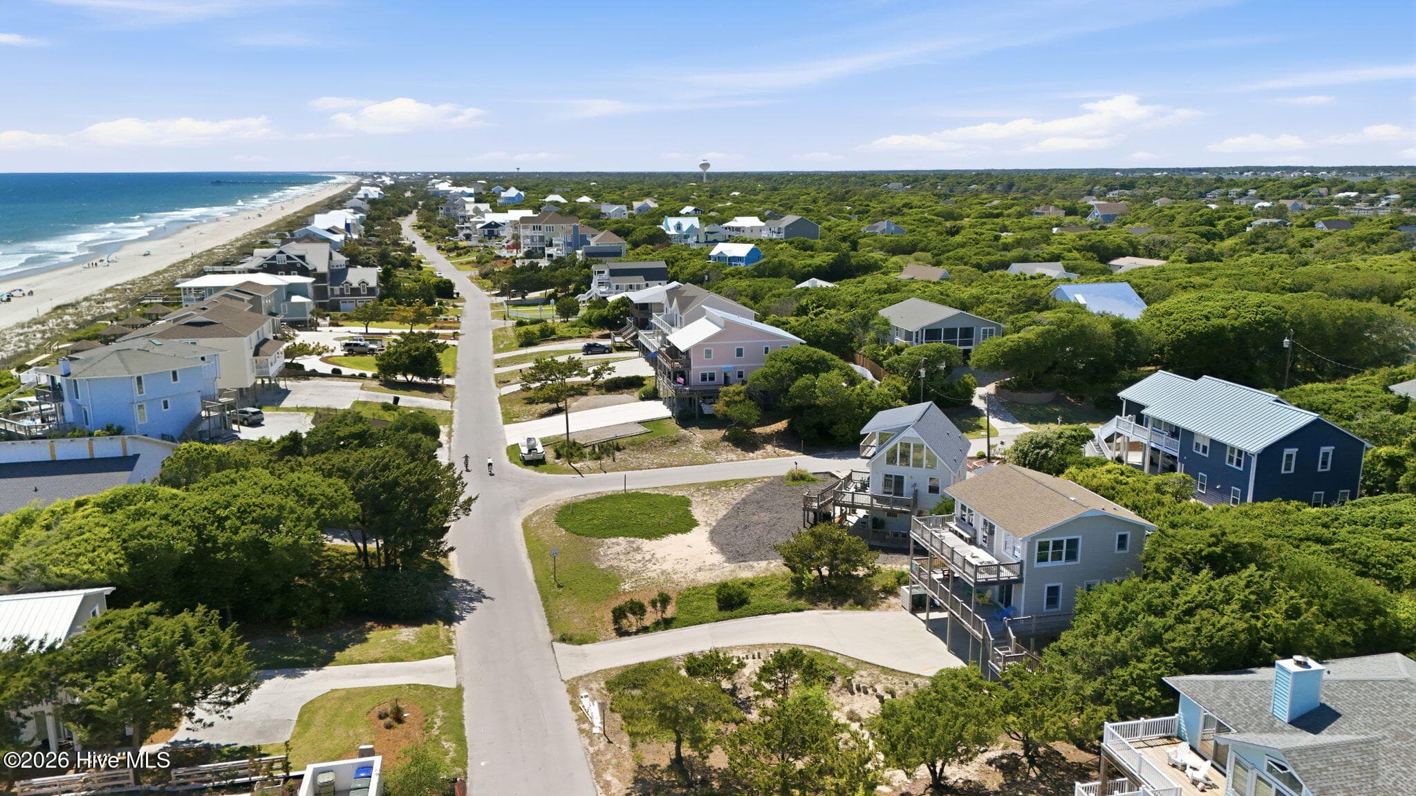 Aerial View - 6820 Ocean Drive, Emerald Isle, NC 28594