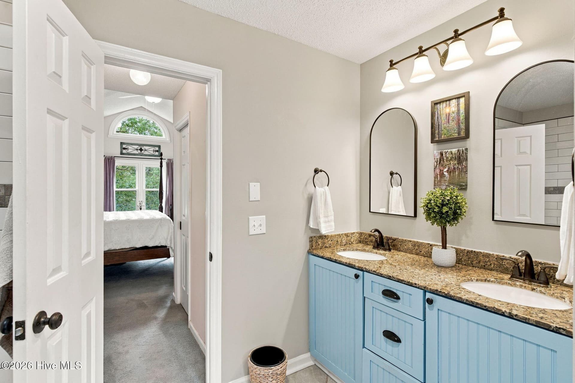 View from bath to master - 3501 Kyle Court, Wilmington, NC 28409