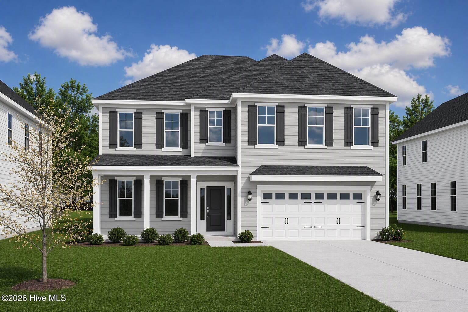 AI Generated Rendering to Reflect Planned Exterior Colors - Final Finish May Vary - 127 Lookout Point, Hampstead, NC 28443