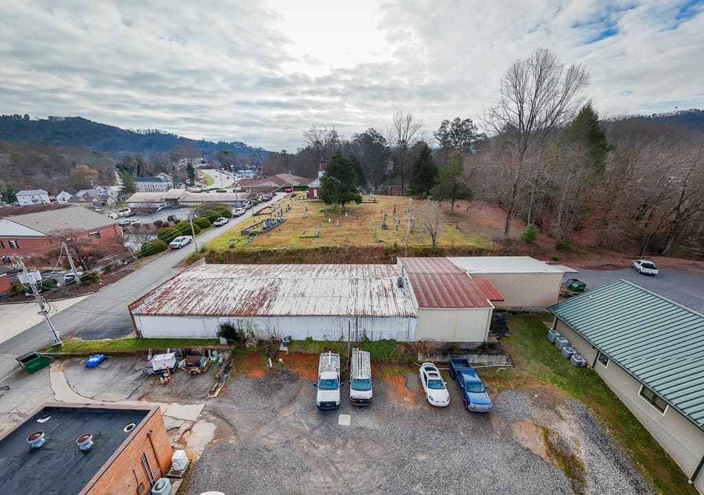 view of the printing plant from Church Street fr - 89 Sycamore Street, Murphy, NC 28906