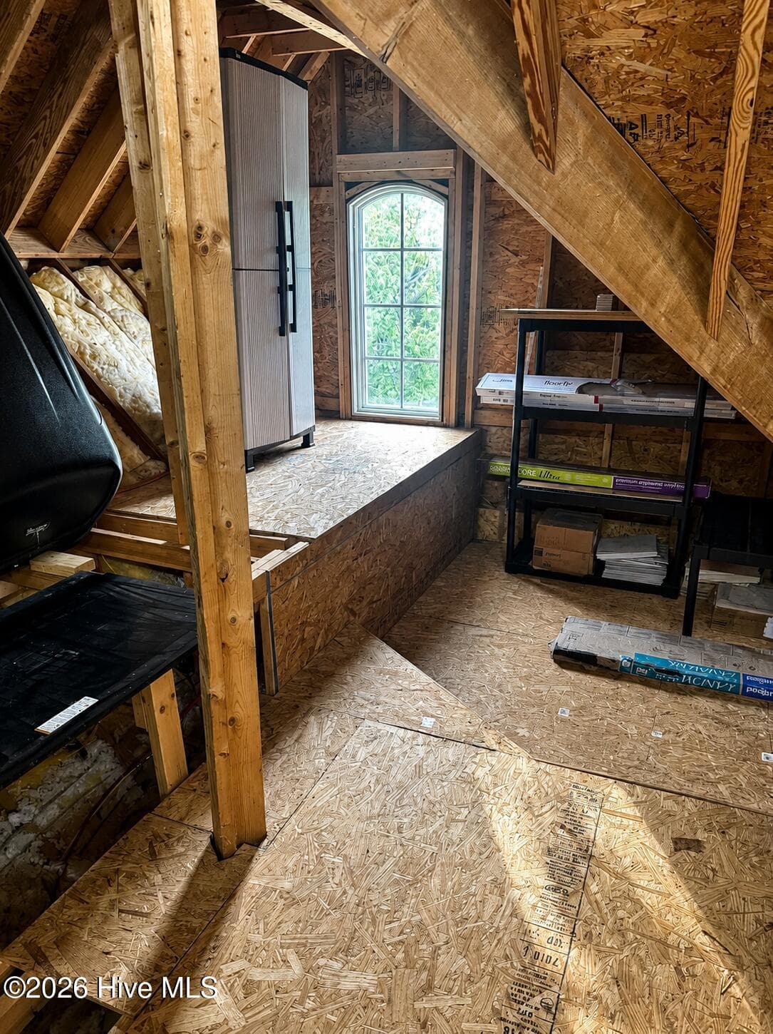 floored attic - 1926 Snowy Egret Drive, Morehead City, NC 28557