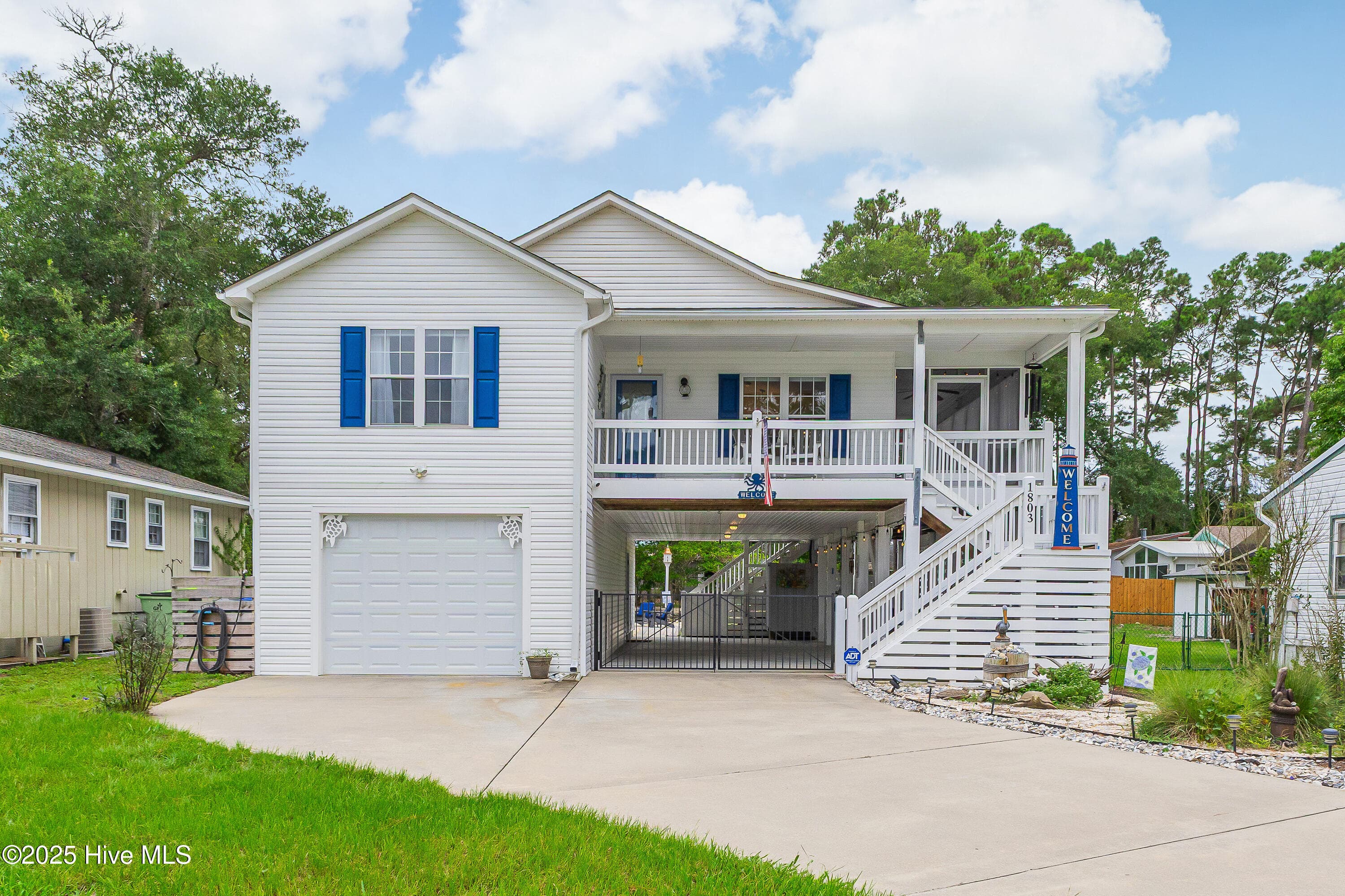 Paved driveway and parking - 1803 W Yacht Drive, Oak Island, NC 28465