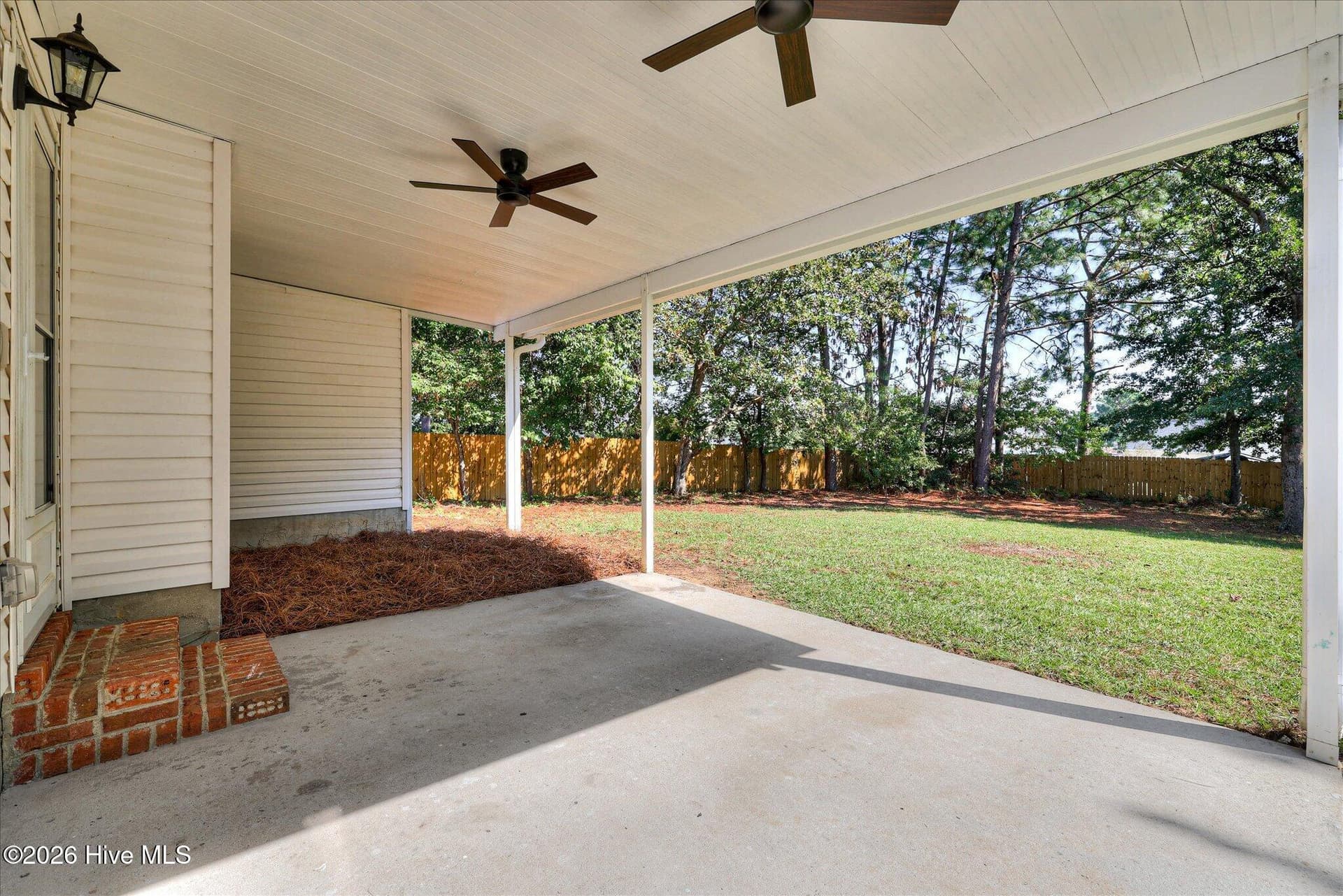 Covered Back Porch - 5308 Pleasant Pointe Drive, Warrenville, SC 29851