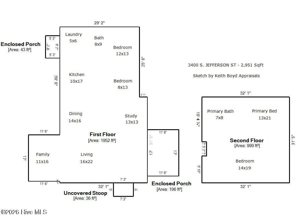 SKETCH - 3400 S Jefferson Street, Fountain, NC 27829