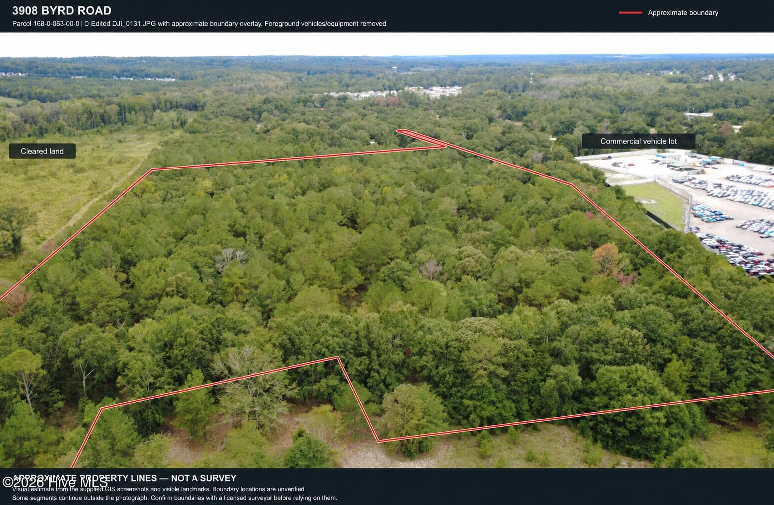 Wooded at 3908 Byrd Road, Augusta, GA 30906, photo 2 of 6