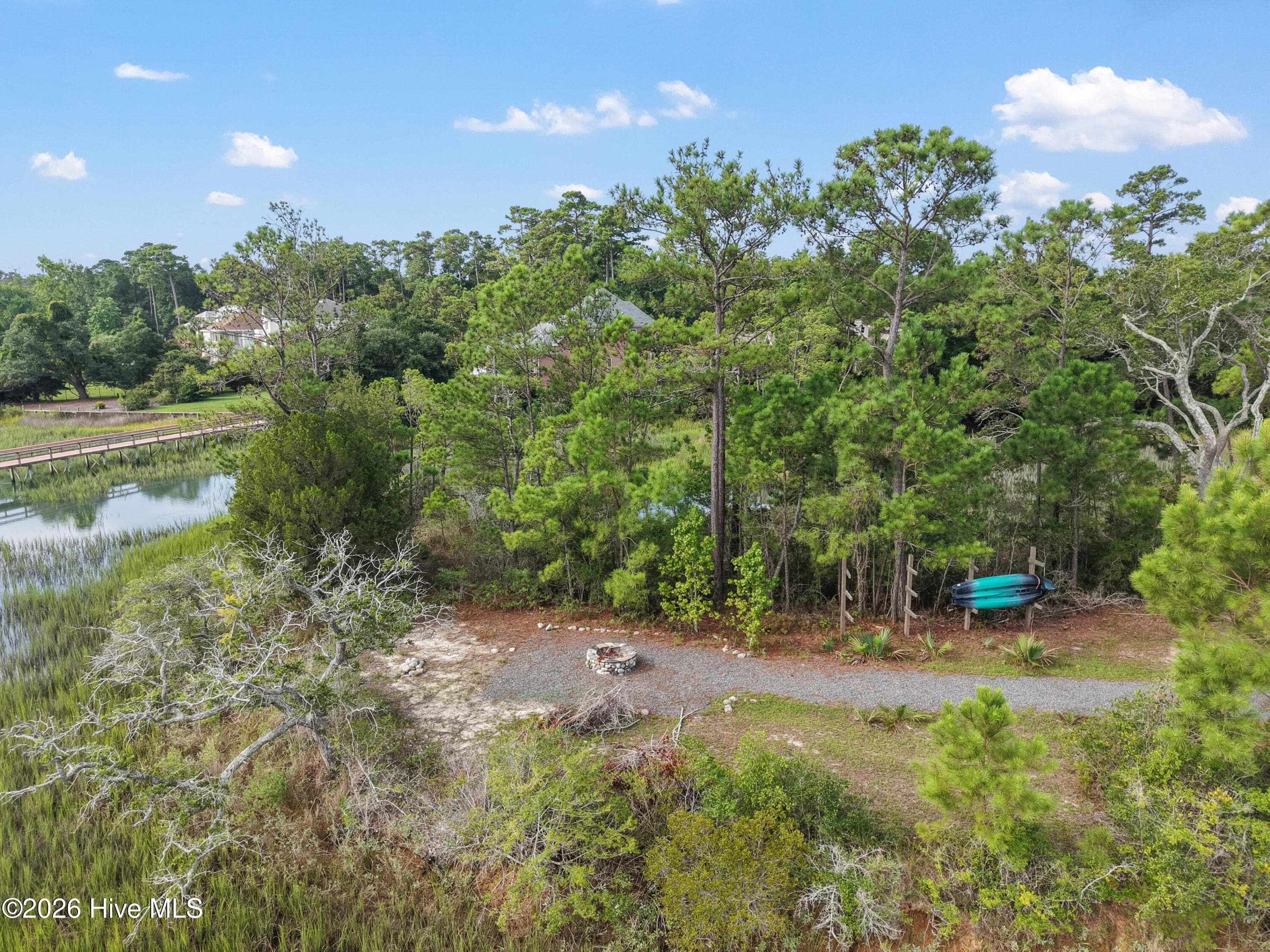 Community fire pit. - 1674 Back Bay Drive SW, Shallotte, NC 28470