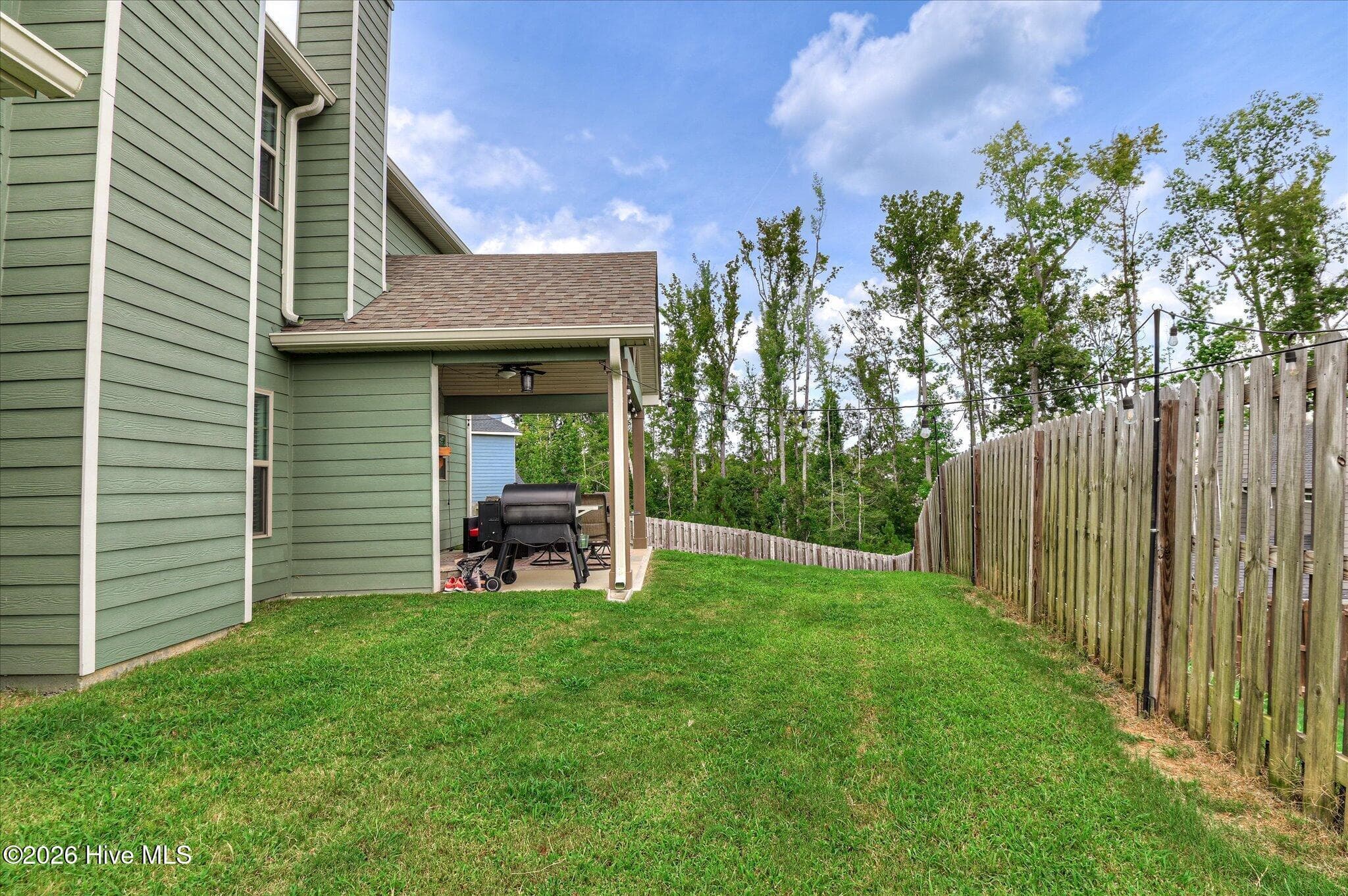 Backyard fully fenced - 257 Haverford Drive, Grovetown, GA 30813