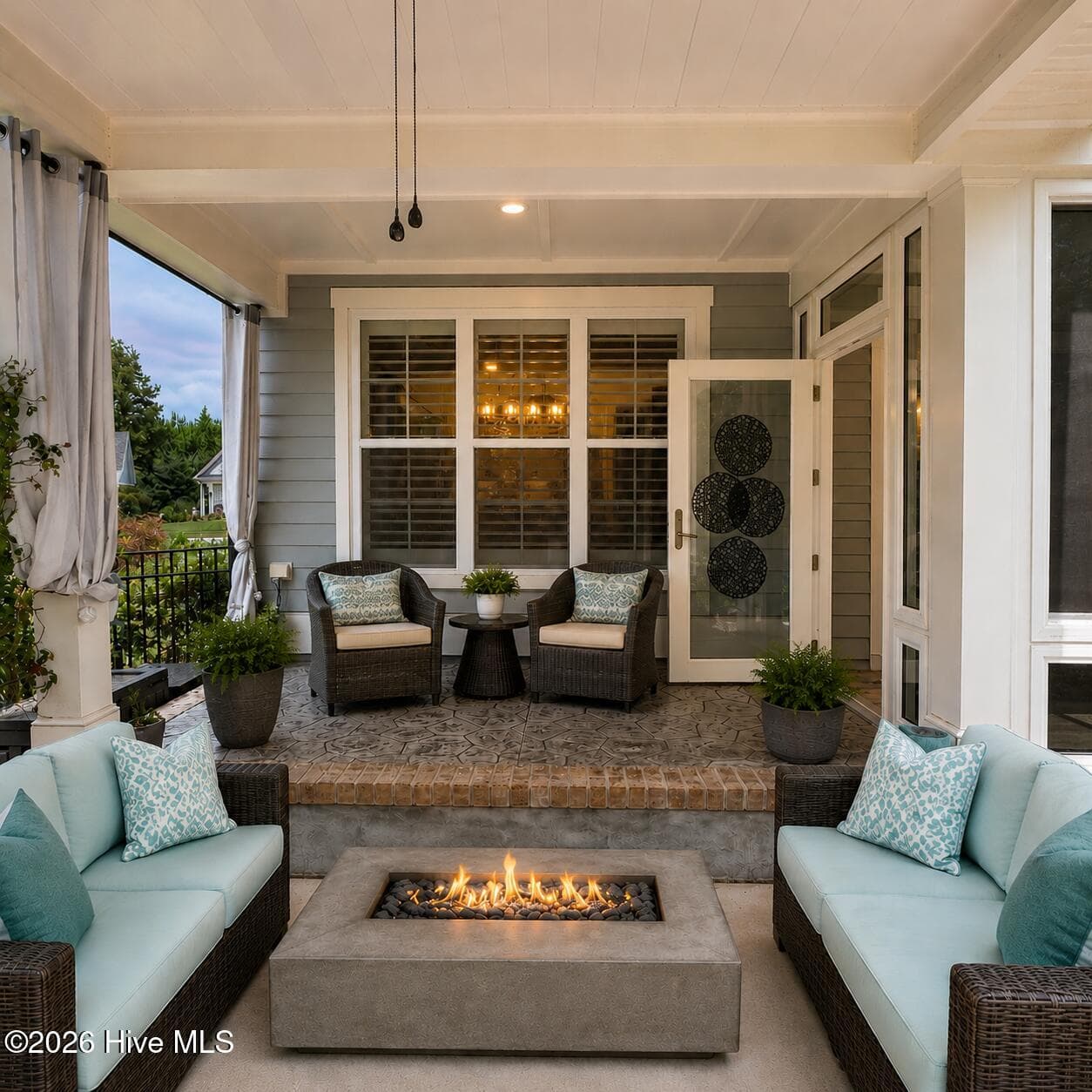 Virtual Staged pergola and patio - 6145 River Breeze Way, Leland, NC 28451