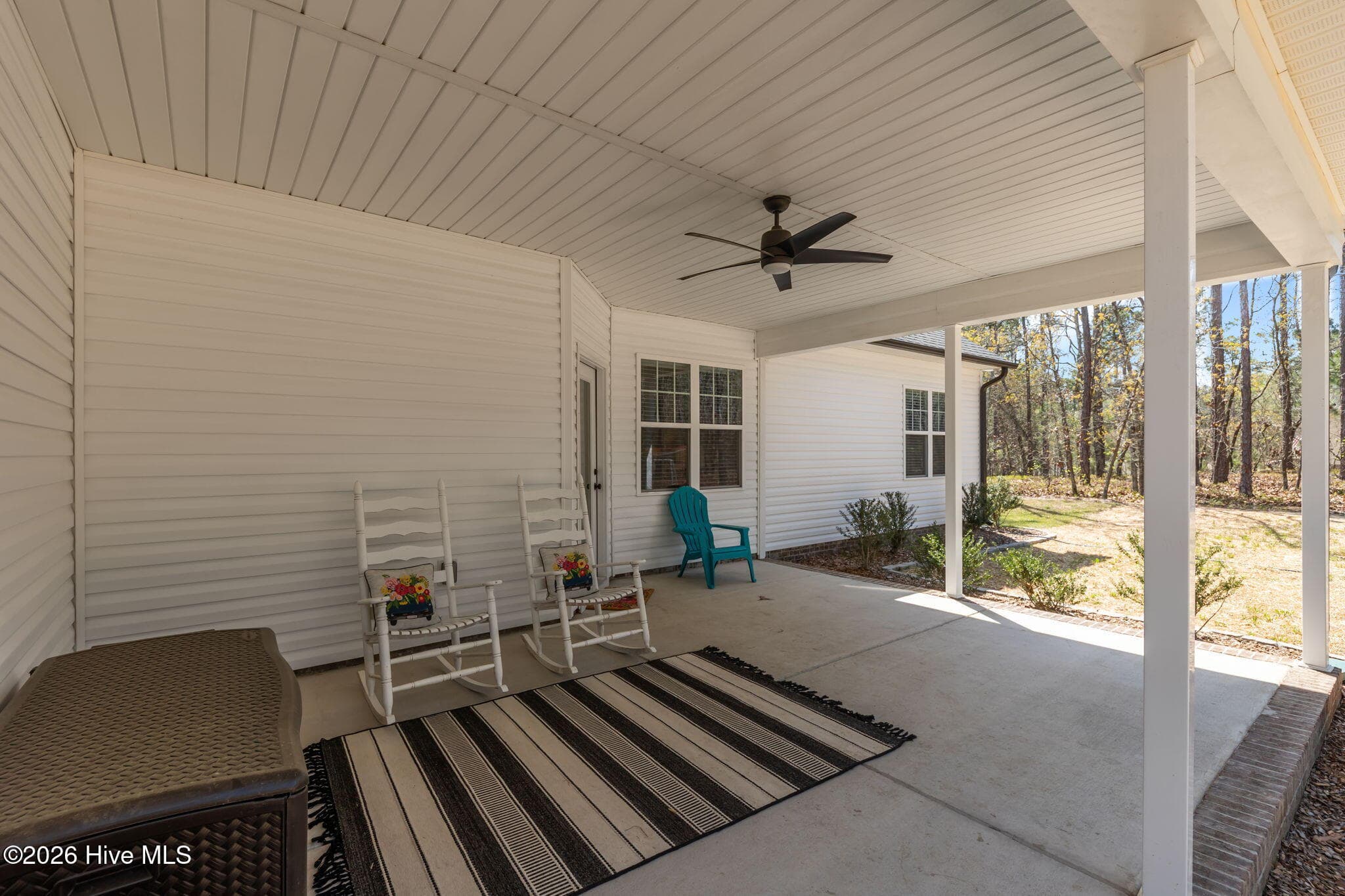 Patio for entertaining - 30220 W Lake Drive, Wagram, NC 28396