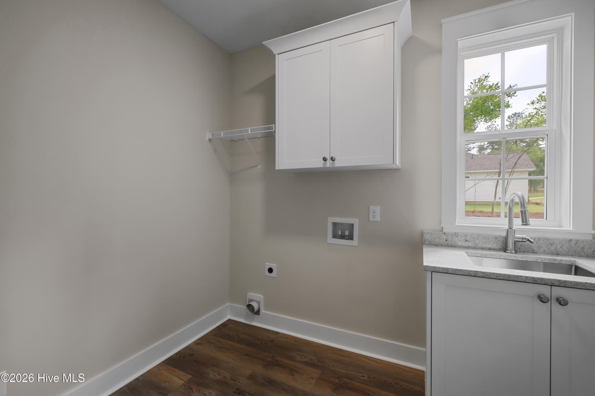 Laundry room utility sink with granite top - 1200 Bellingham Drive, Beech Island, SC 29842