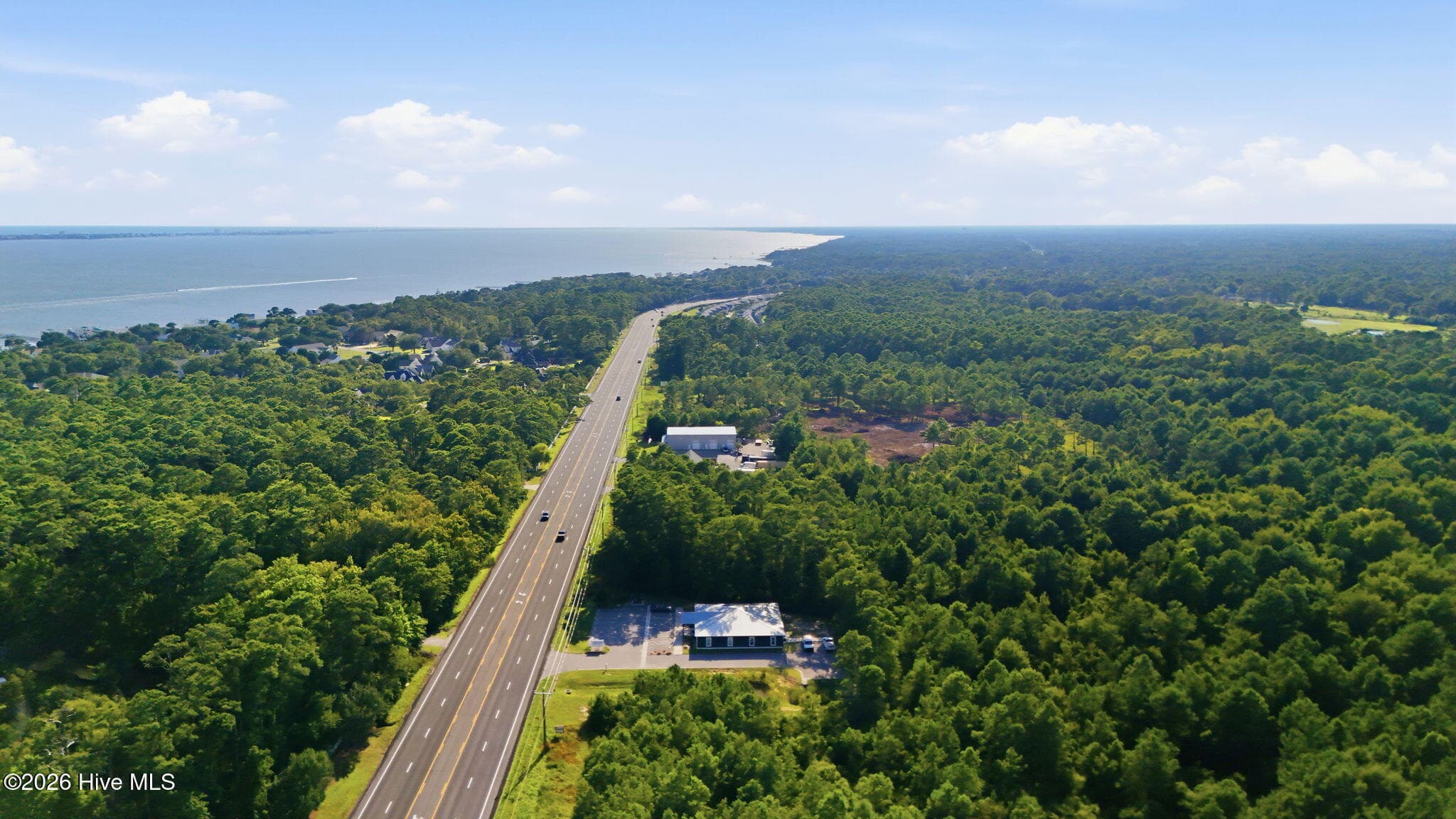 Aerial with Bogue Sound - 430 Highway 24, Morehead City, NC 28557