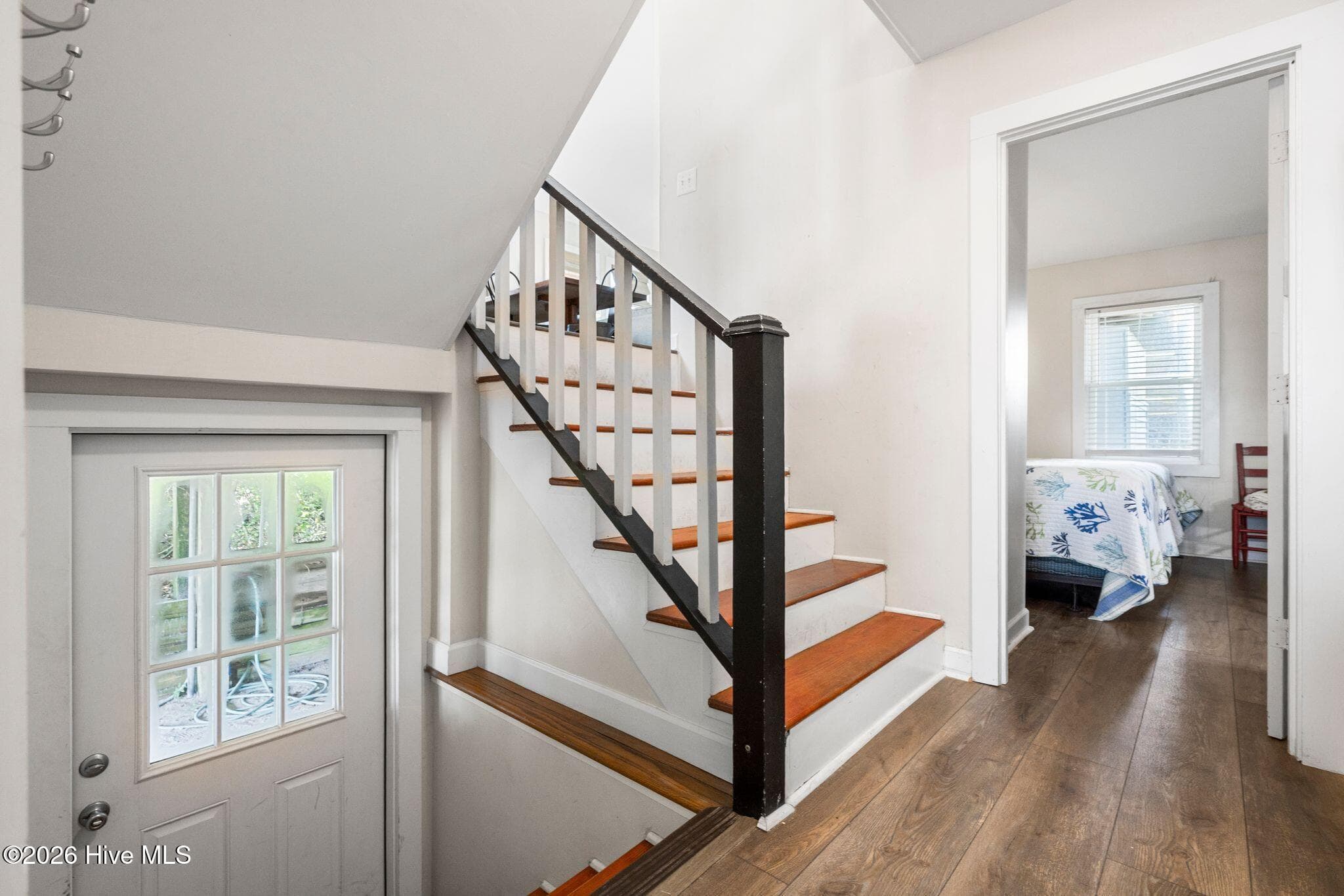 Carport entry with bedrooms on this level and upstairs. - 129 S Anderson Boulevard A, Topsail Beach, NC 28445